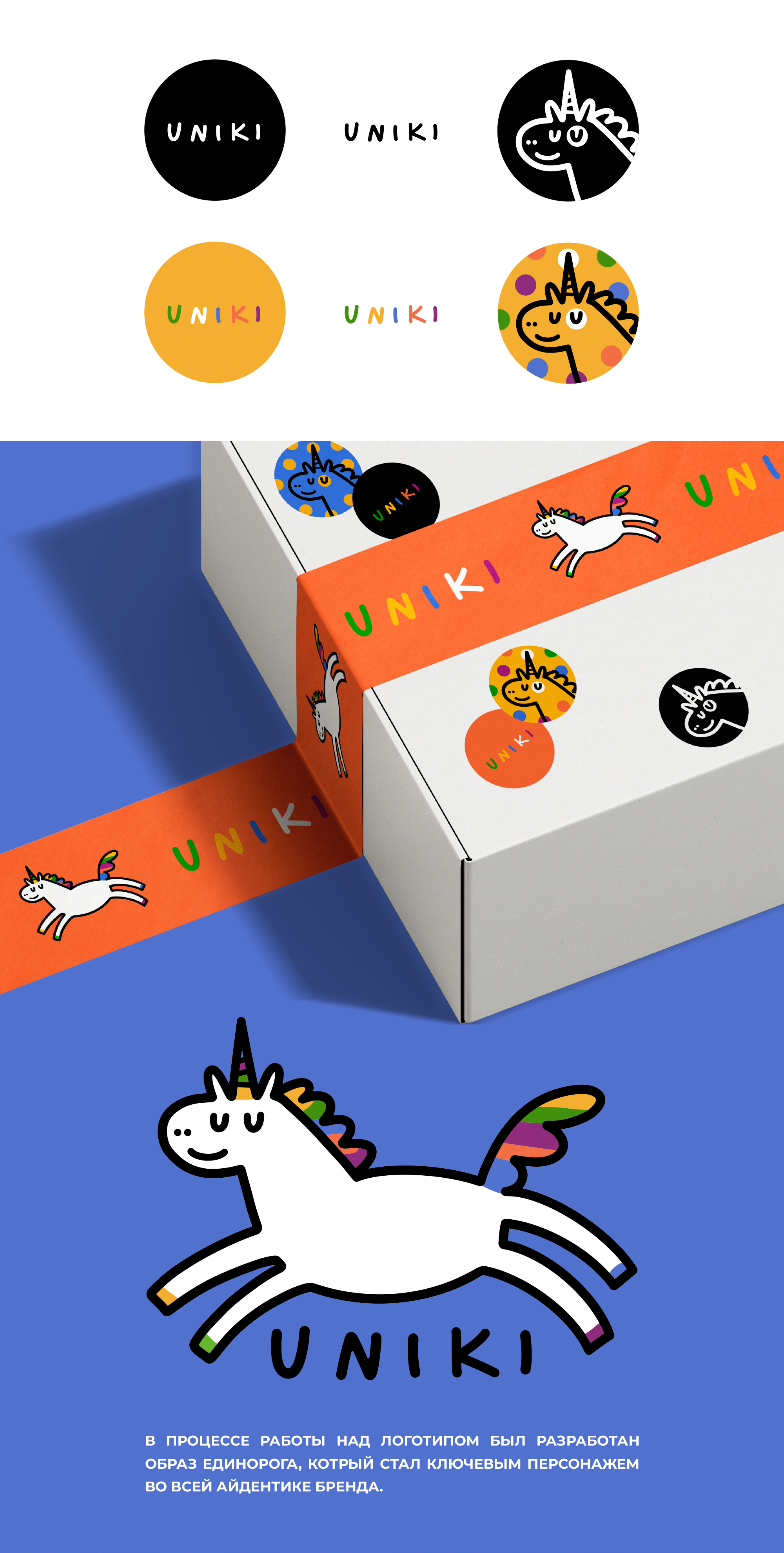 UNIKI. Айдентика для бренда детской одежды — Изображение №2 — Брендинг, Иллюстрация на Dprofile