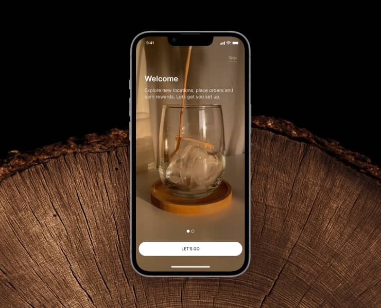 Кофейня в Дубае — Интерфейсы на Dprofile