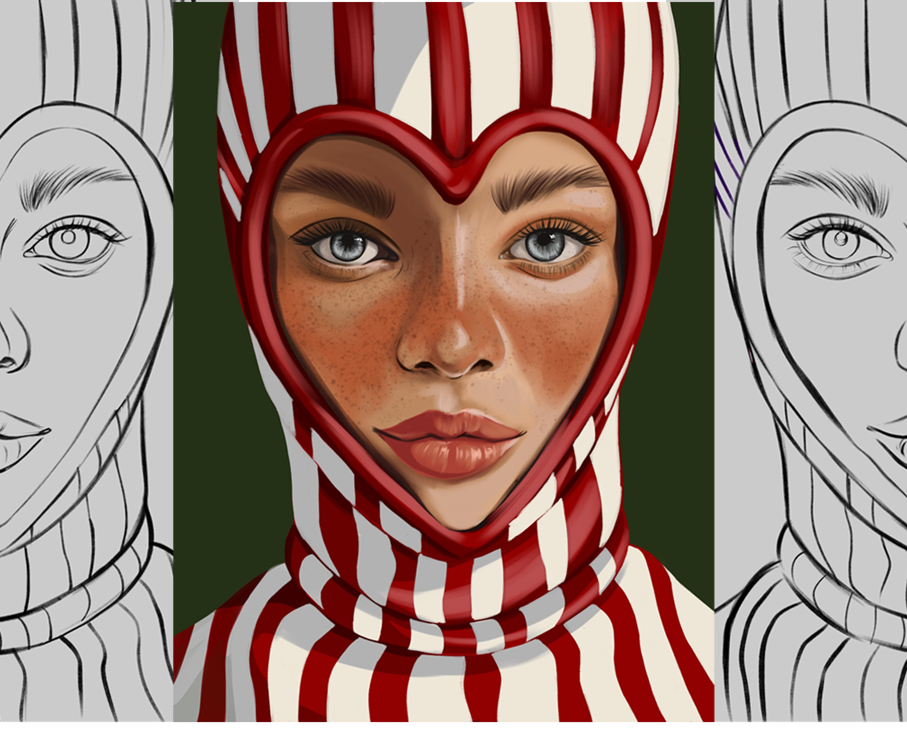 Цифровые портреты на Dprofile