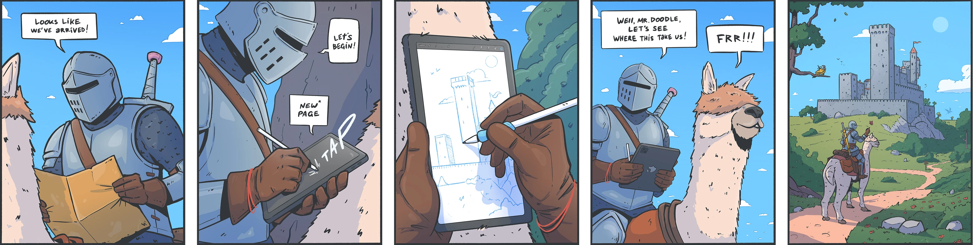 Tales of Sir Pencilot — Изображение №8 — Иллюстрация на Dprofile