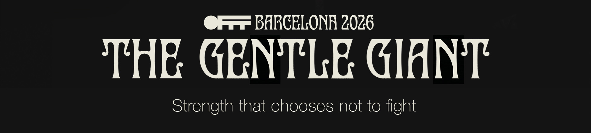 OFFF 2026 / The Gentle Giant — Изображение №1 — Иллюстрация, Архитектура на Dprofile