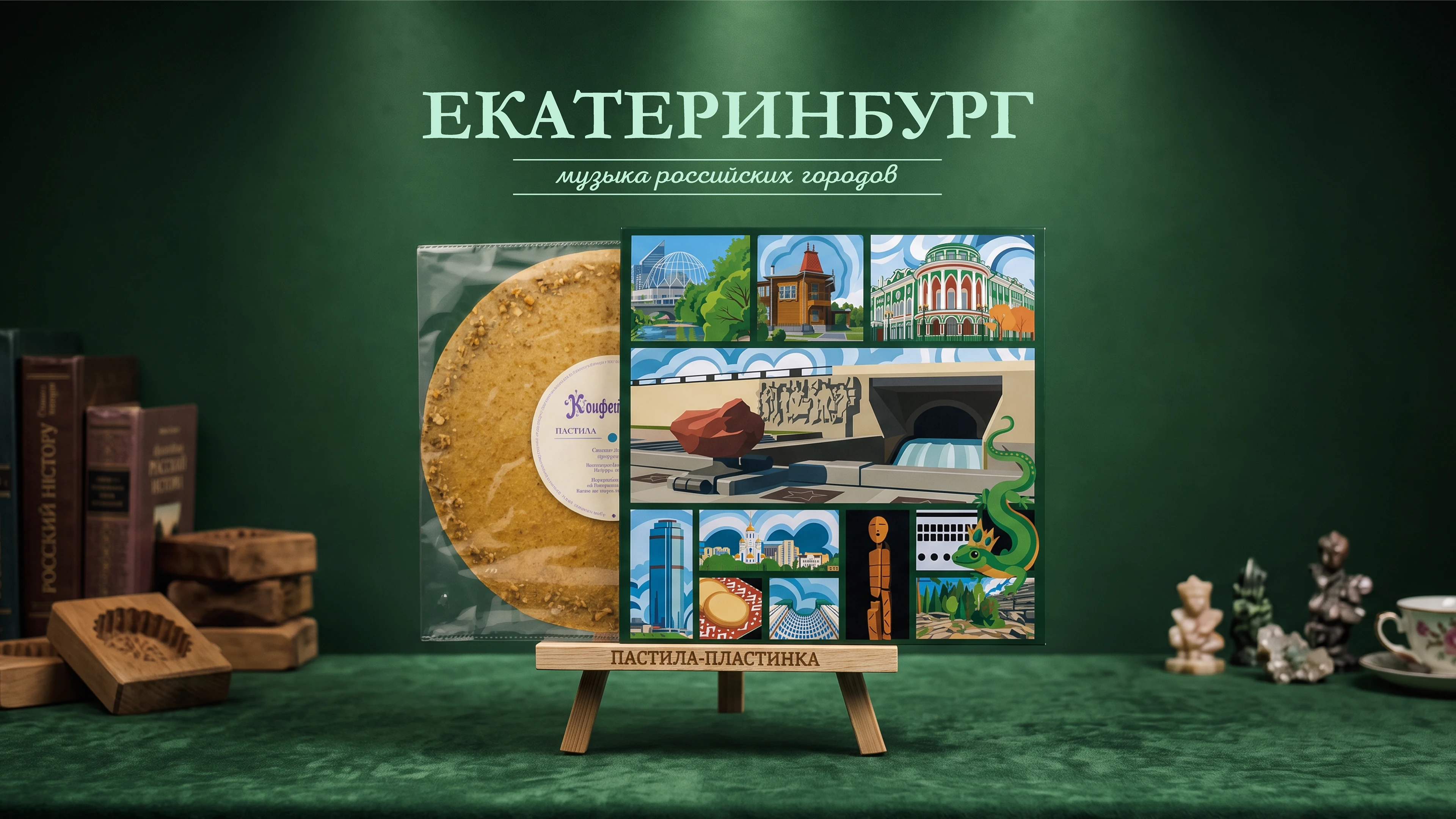 ДИЗАЙН СЕРИИ СУВЕНИРНЫХ ПЛАСТИНОК — Изображение №1 — Брендинг на Dprofile