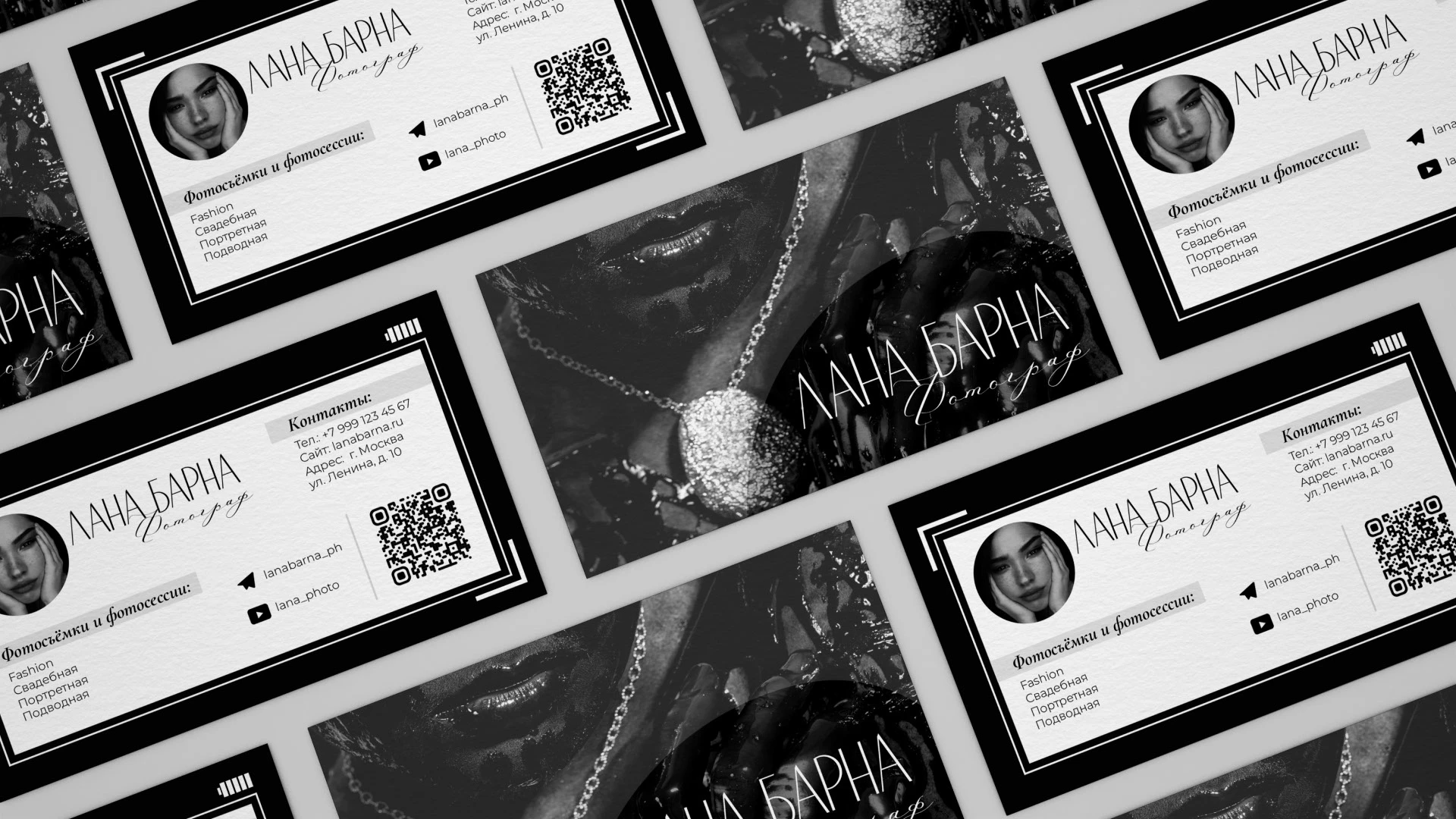 Визитка для фотографа — Изображение №1 — Брендинг, Графика на Dprofile