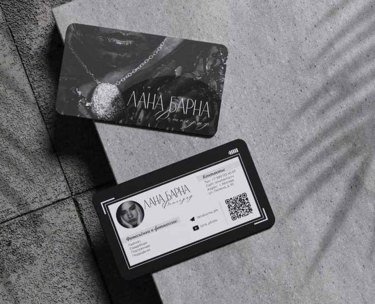 Визитка для фотографа — Брендинг, Графика на Dprofile