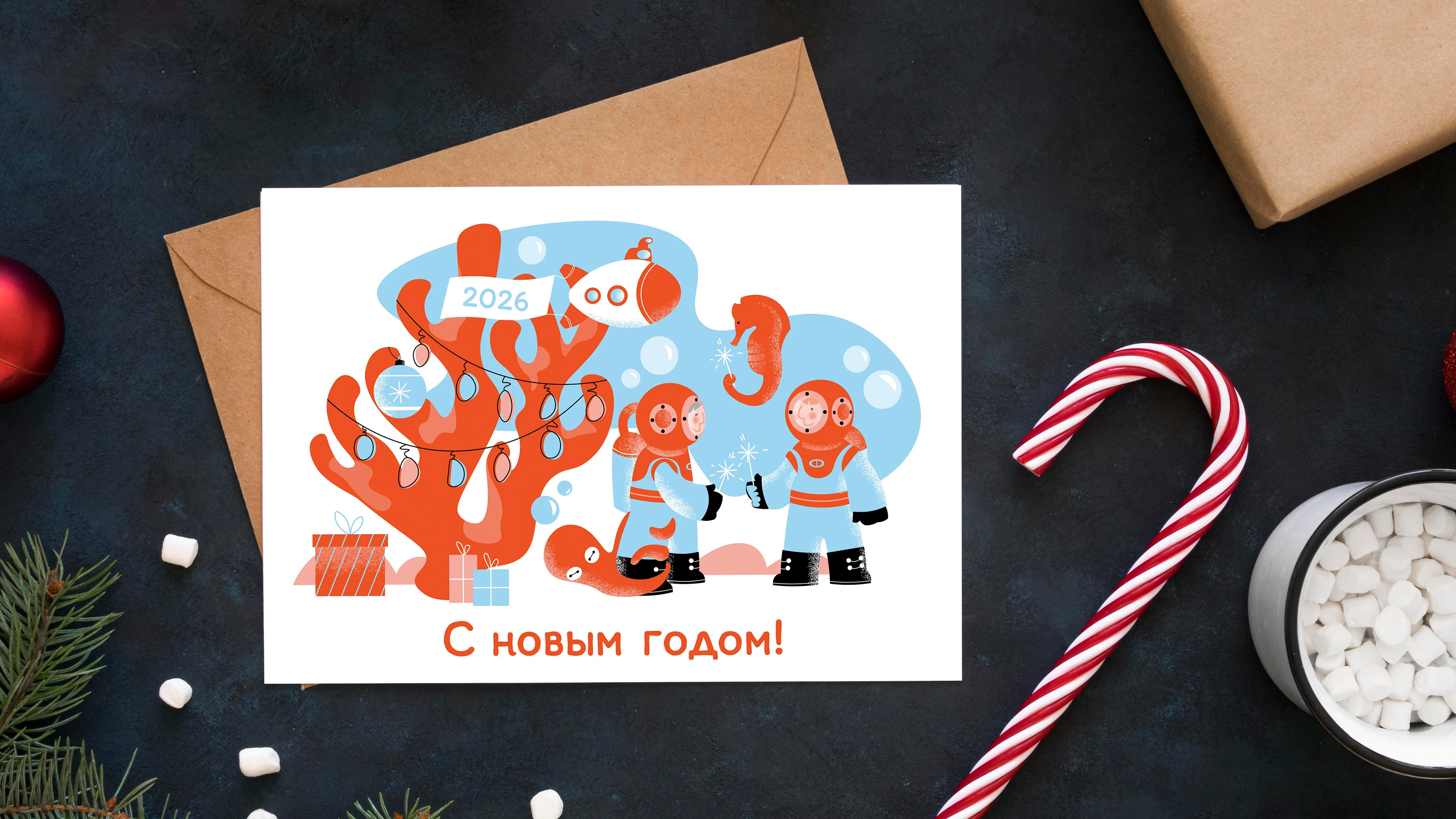 Christmas vector illustration — Изображение №6 — Иллюстрация, Графика на Dprofile