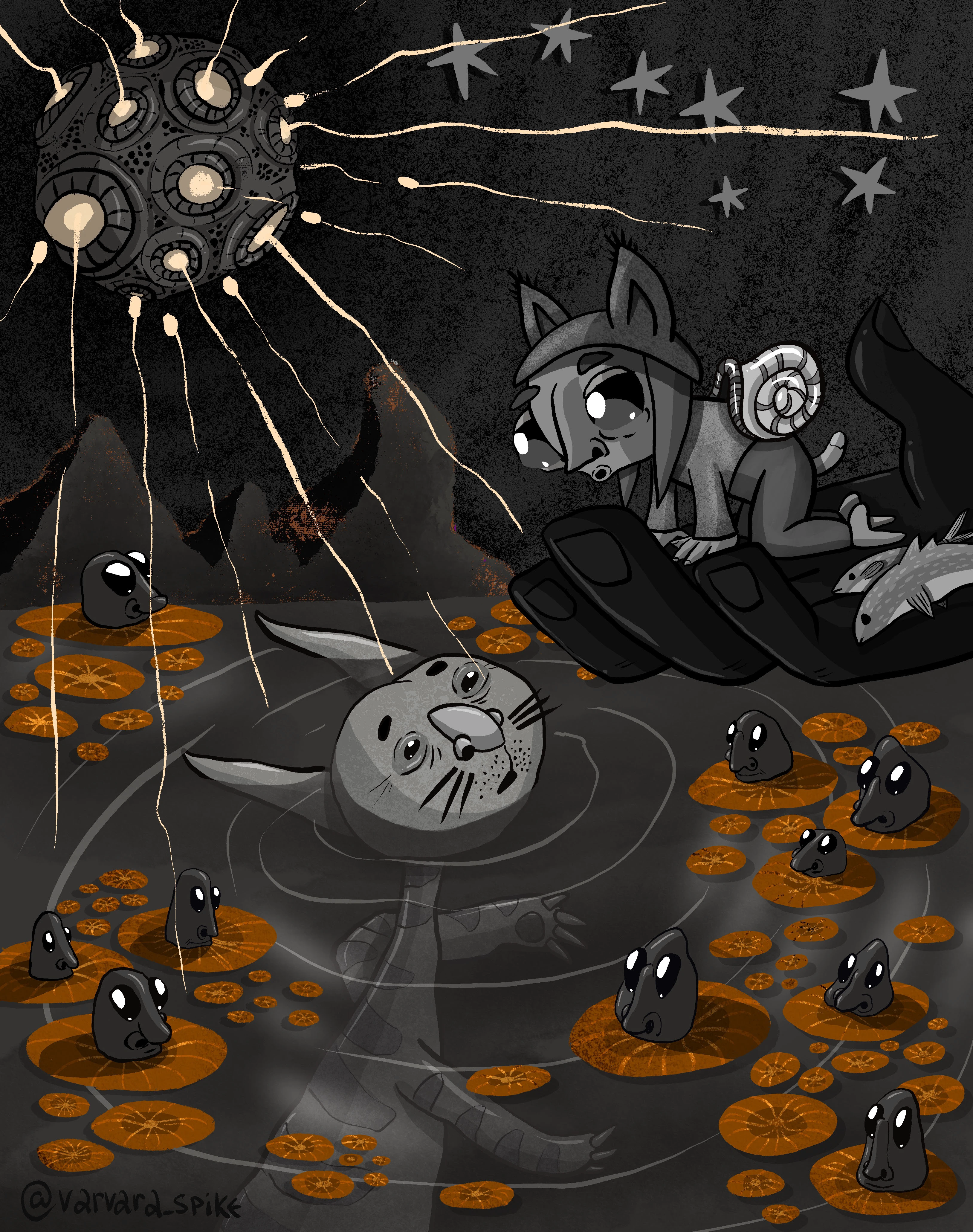 Инктобер 2025 — Изображение №7 — Иллюстрация на Dprofile