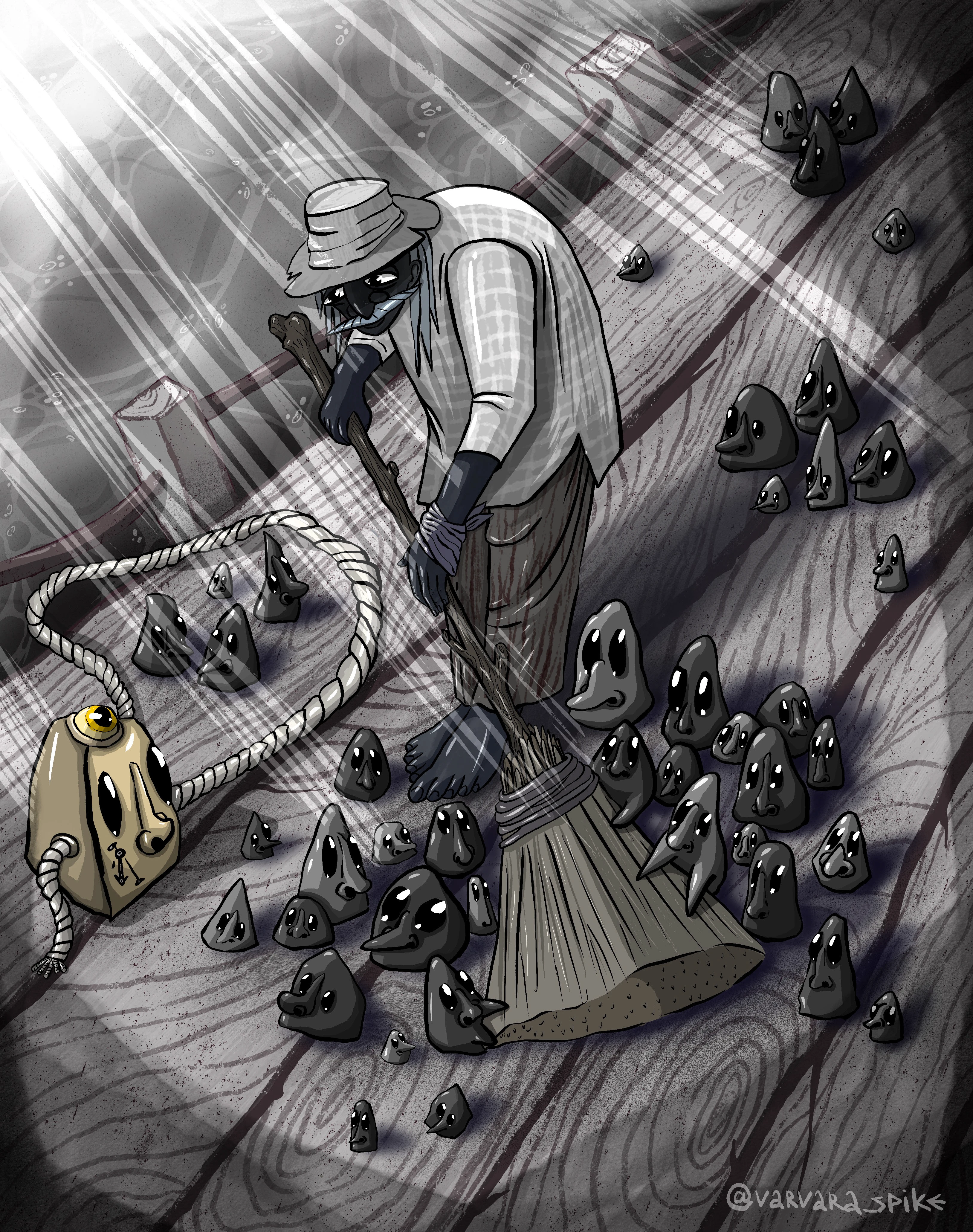 Инктобер 2025 — Изображение №4 — Иллюстрация на Dprofile