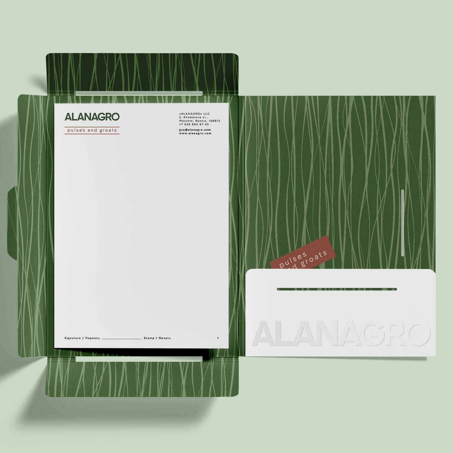 Alanagro | Экспортер зернобобовых и круп — Изображение №14 — Брендинг, Графика на Dprofile