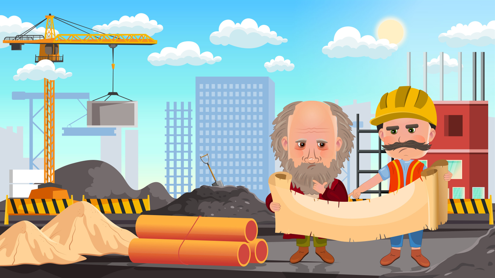 Раскадровка "Теория эволюции строительства" — Изображение №35 — Иллюстрация, Анимация на Dprofile