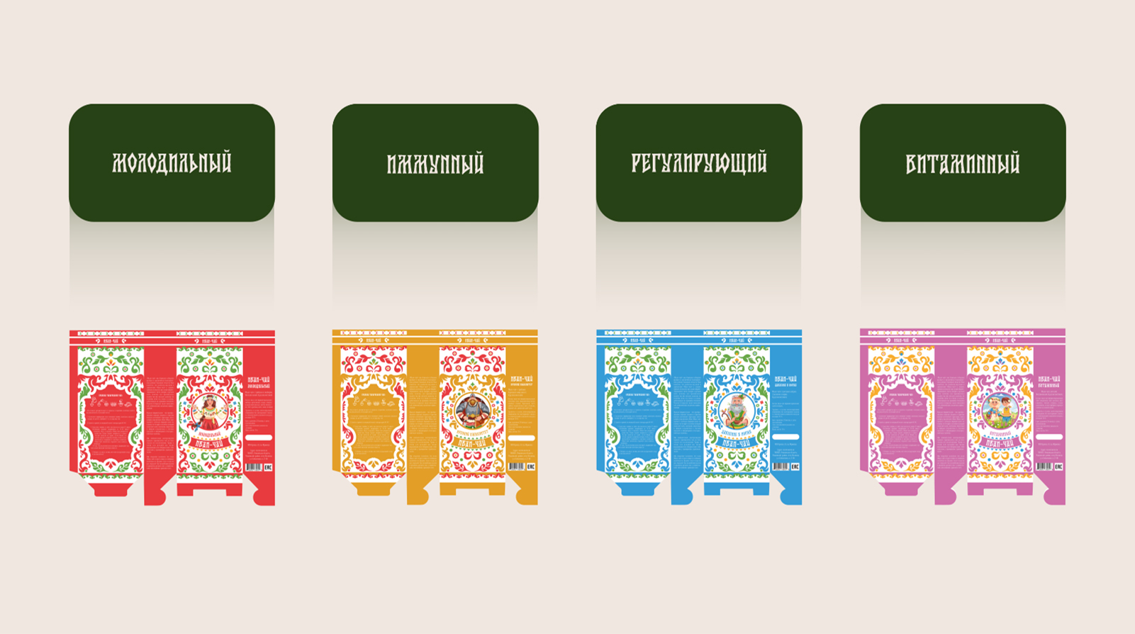 Разработка персонажей и дизайн упаковки иван-чая — Изображение №13 — Брендинг, Иллюстрация на Dprofile