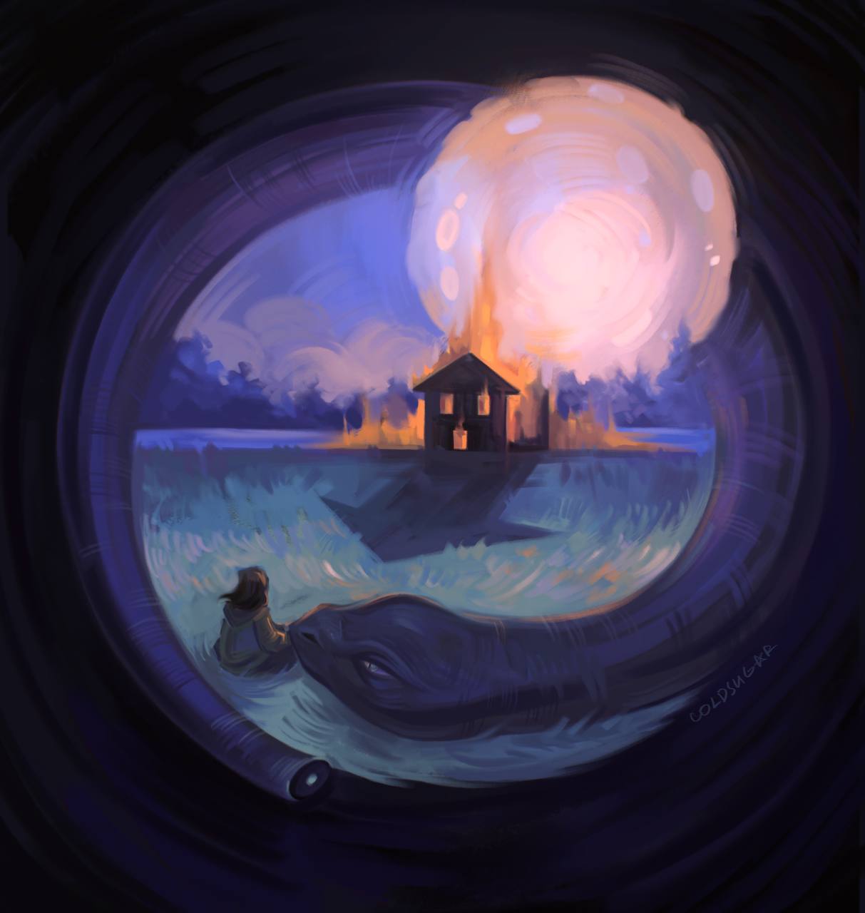 Monstrous fire — Изображение №1 — Иллюстрация, Графика на Dprofile