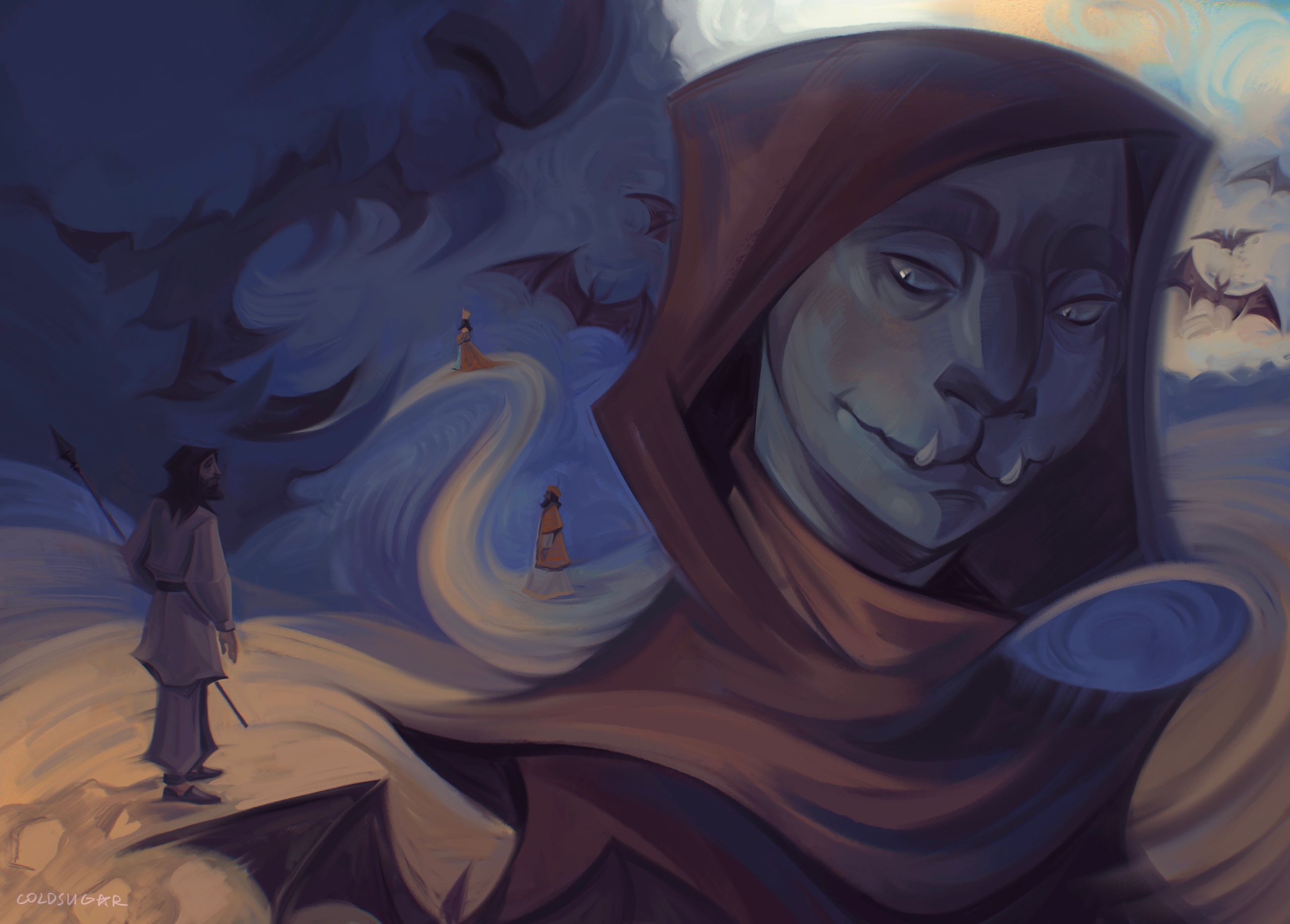 Гуль (персидская мифология) — Изображение №1 — Иллюстрация на Dprofile