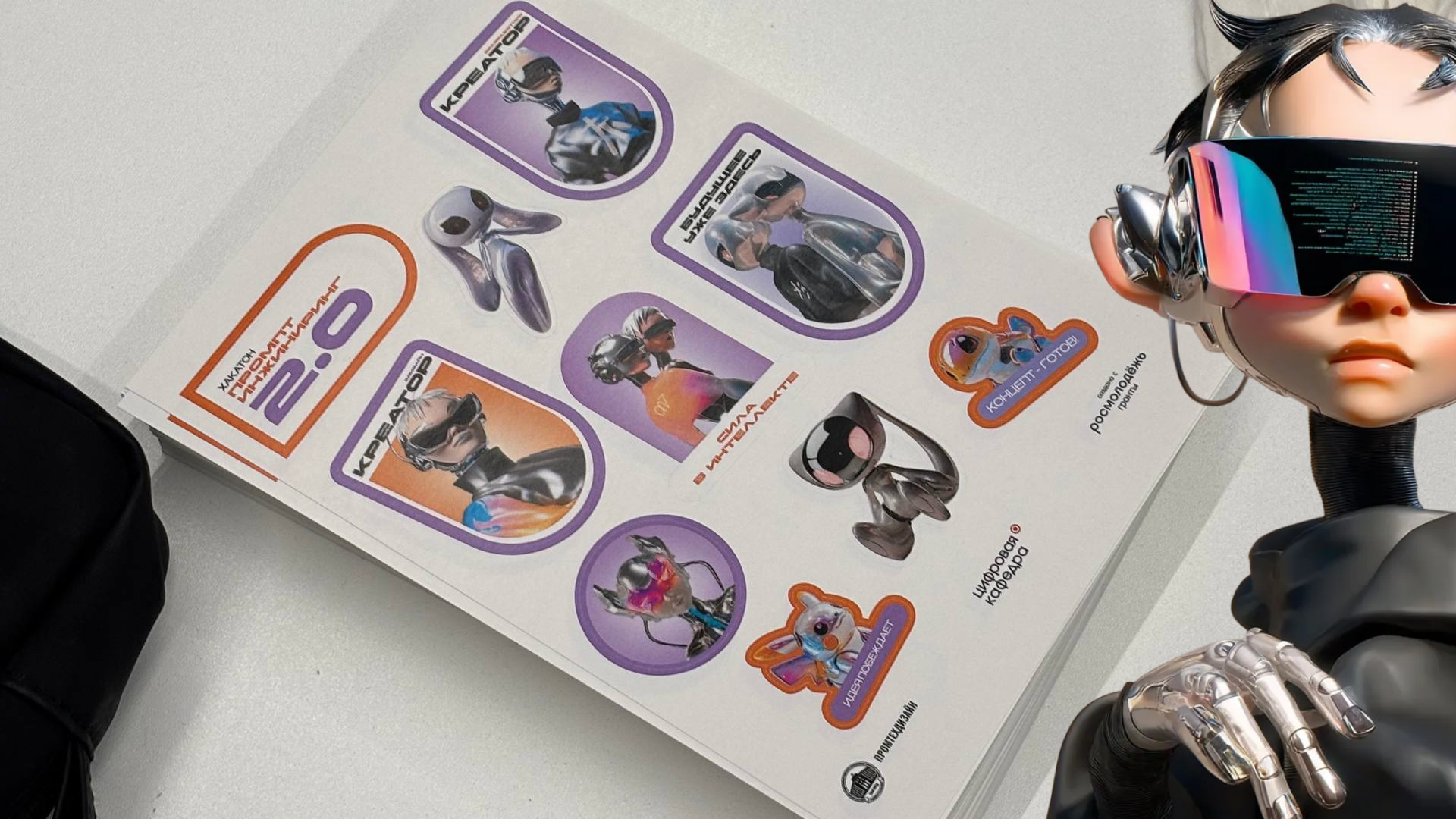 Хакатон "Промпт-инжиниринг 2.0" — Изображение №14 — Брендинг, Графика на Dprofile