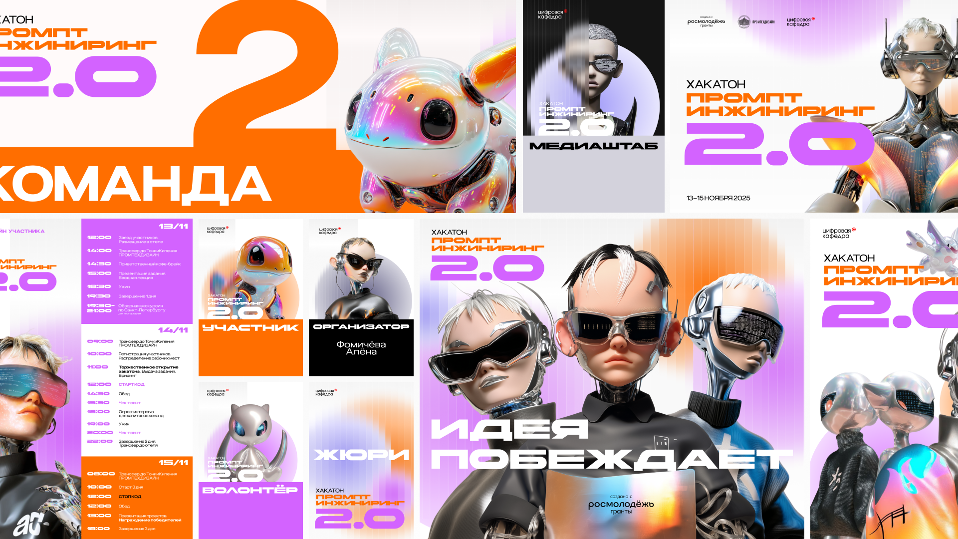 Хакатон "Промпт-инжиниринг 2.0" — Изображение №17 — Брендинг, Графика на Dprofile