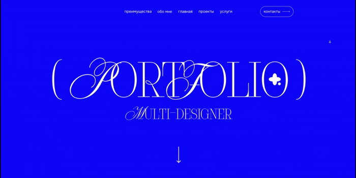 Лендинг-портфолио — Изображение №6 — Интерфейсы на Dprofile