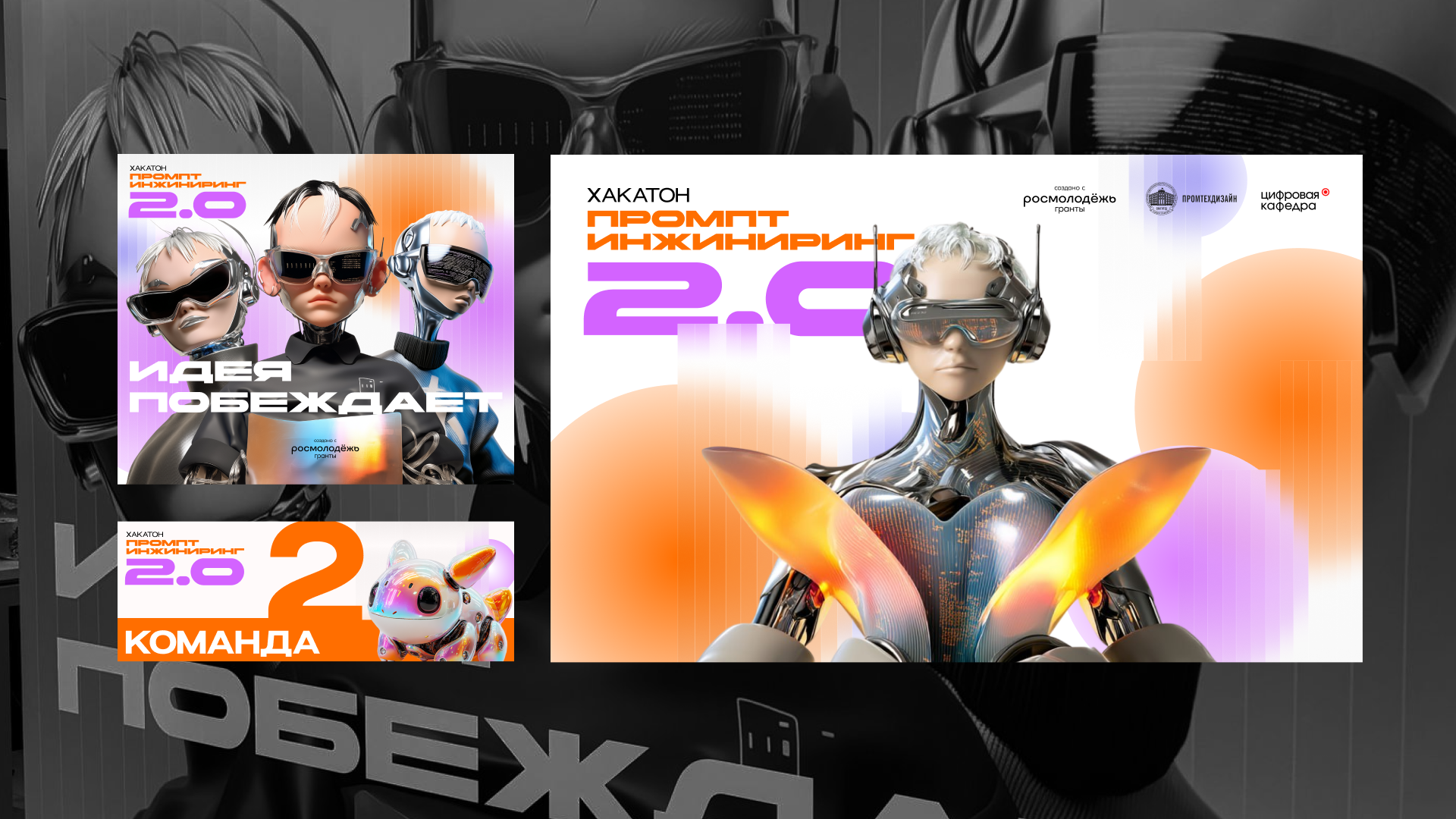 Хакатон "Промпт-инжиниринг 2.0" — Изображение №7 — Брендинг, Графика на Dprofile