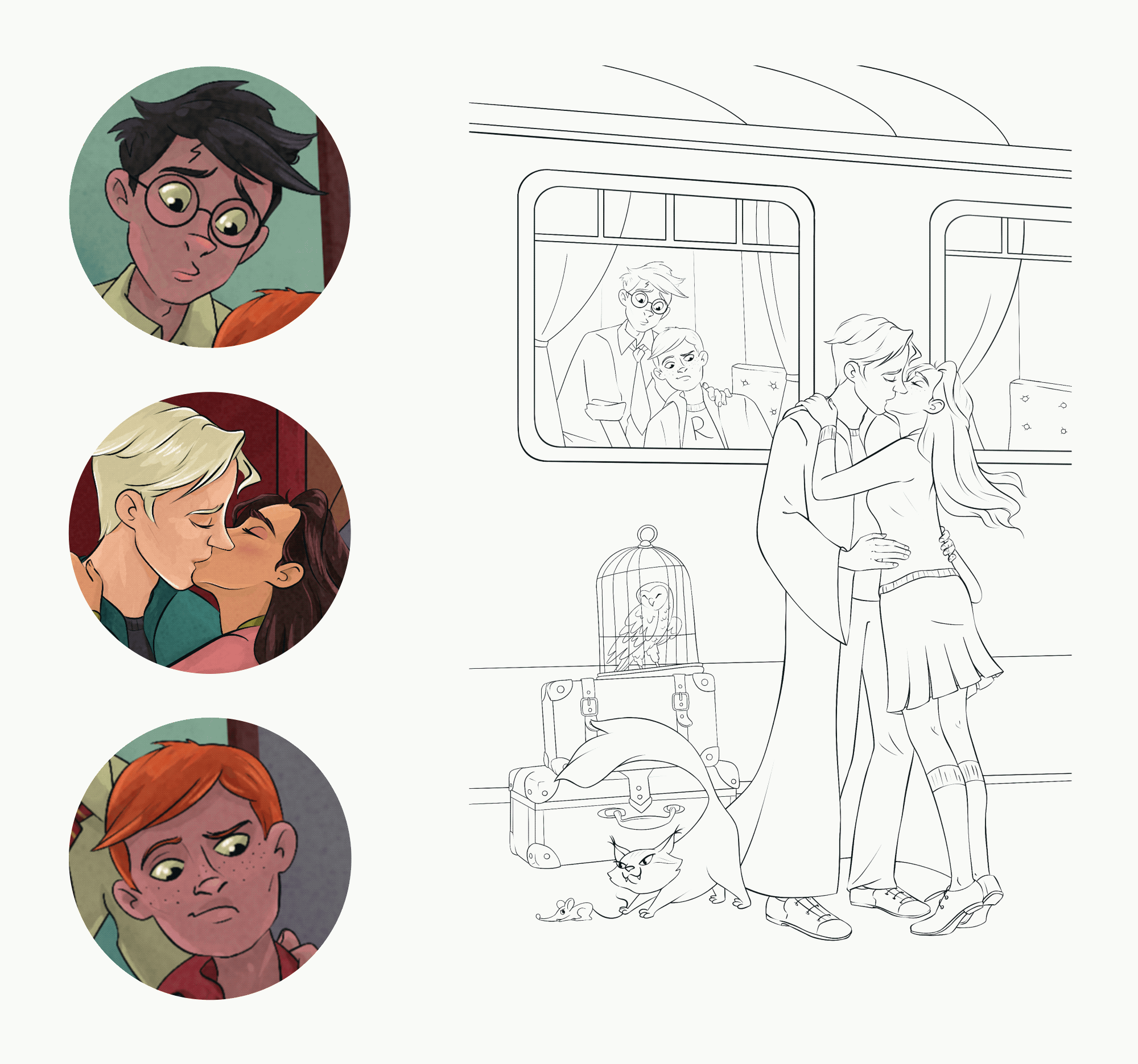 Фэнтази иллюстрации & Love story — Изображение №9 — Иллюстрация на Dprofile