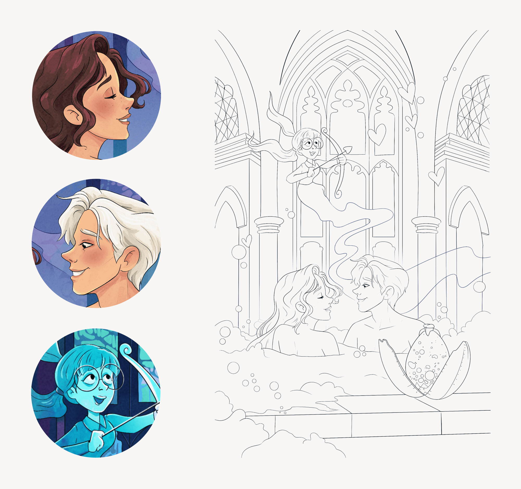 Фэнтази иллюстрации & Love story — Изображение №11 — Иллюстрация на Dprofile