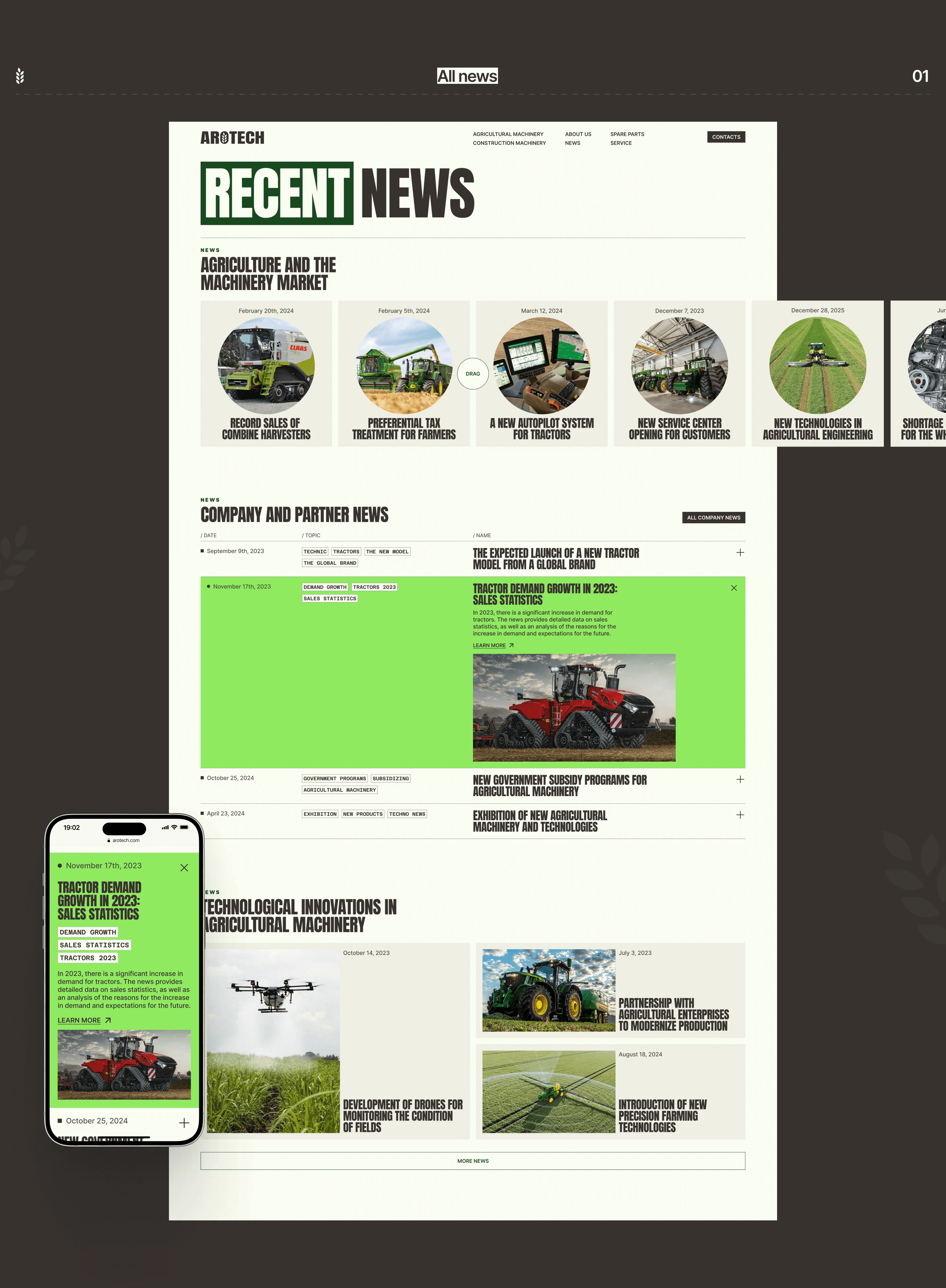 AROTECH — Изображение №2 — Интерфейсы на Dprofile