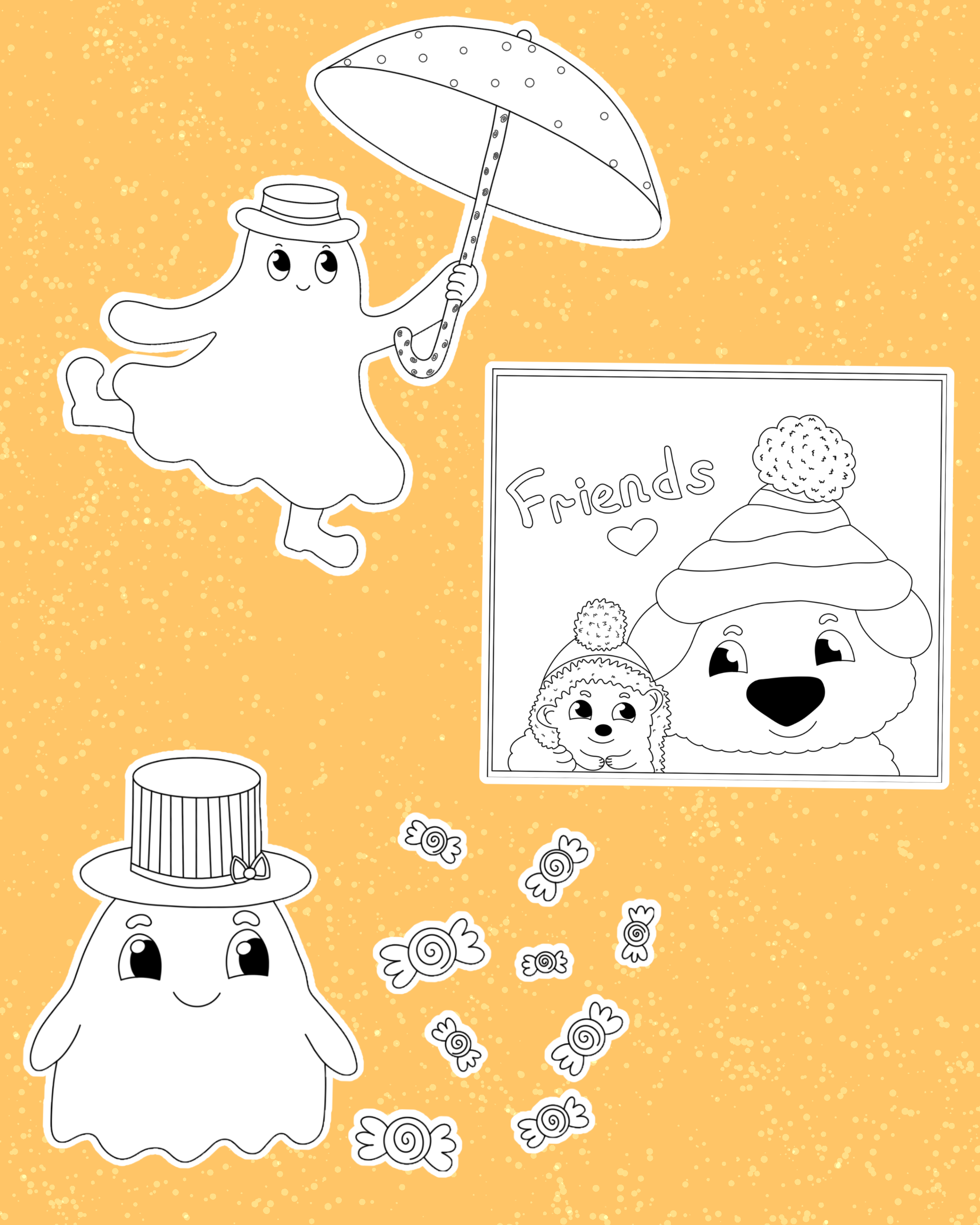 Мультяшно милый стикерпак — Изображение №5 — Иллюстрация на Dprofile