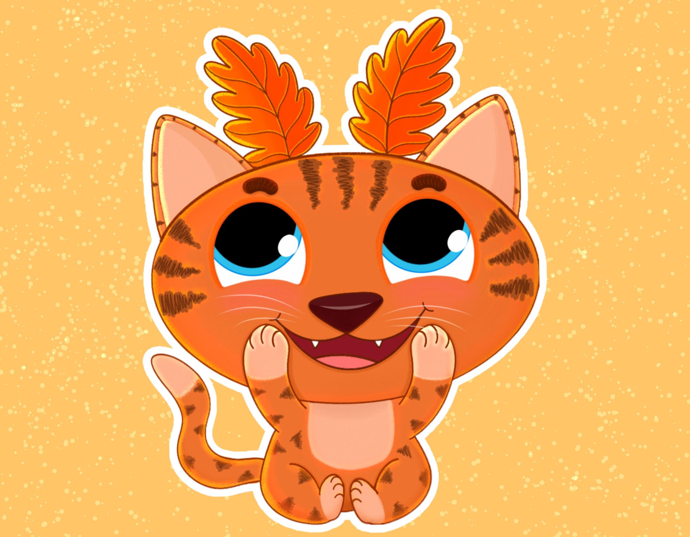 Мультяшно милый стикерпак — Изображение №10 — Иллюстрация на Dprofile