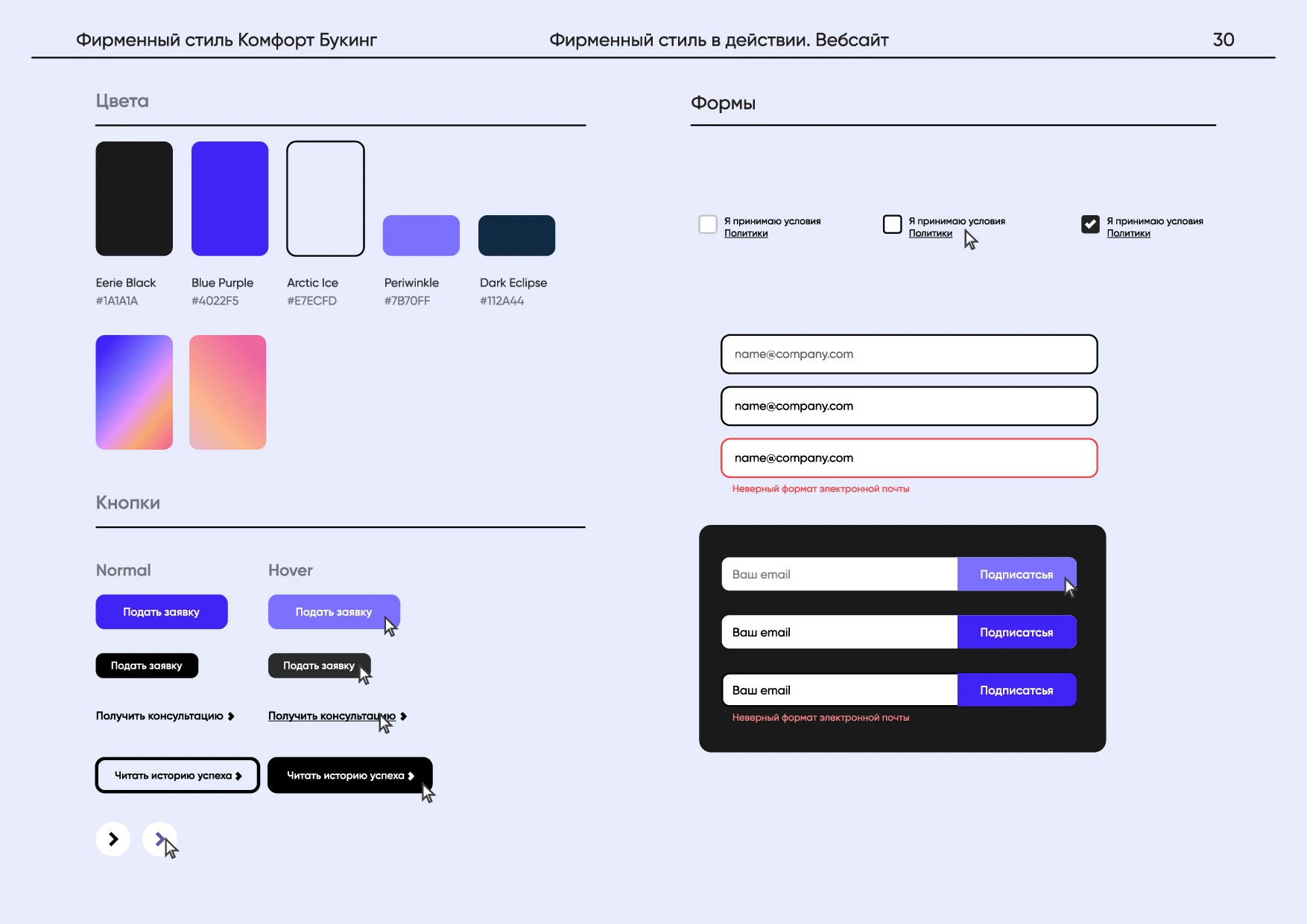 Комфорт Букинг. Руководство по фирменному стилю — Изображение №34 — Брендинг на Dprofile