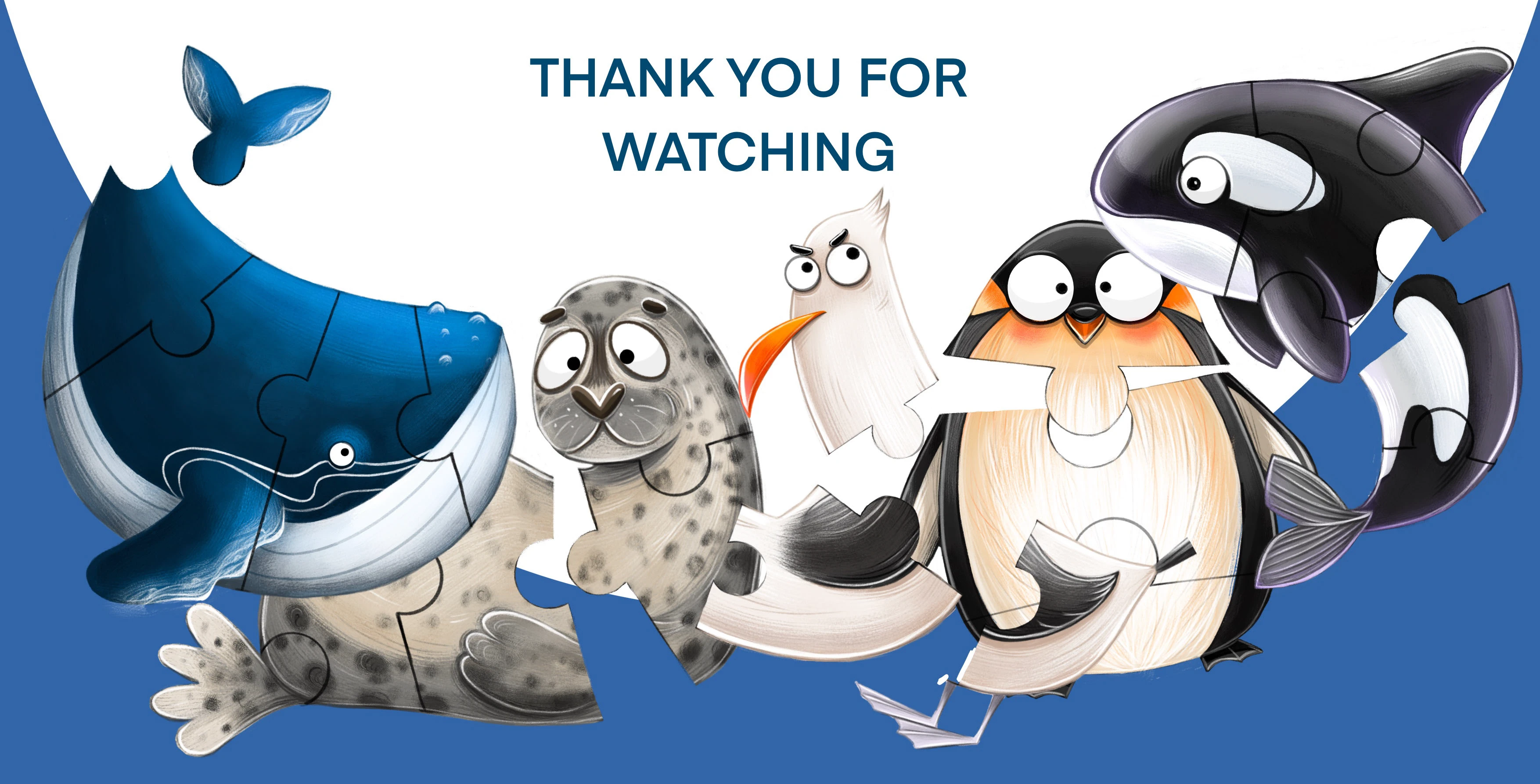 Бейби пазлы для малышей. Животные Антарктиды. Kids puzzle — Изображение №7 — Иллюстрация, Промдизайн на Dprofile