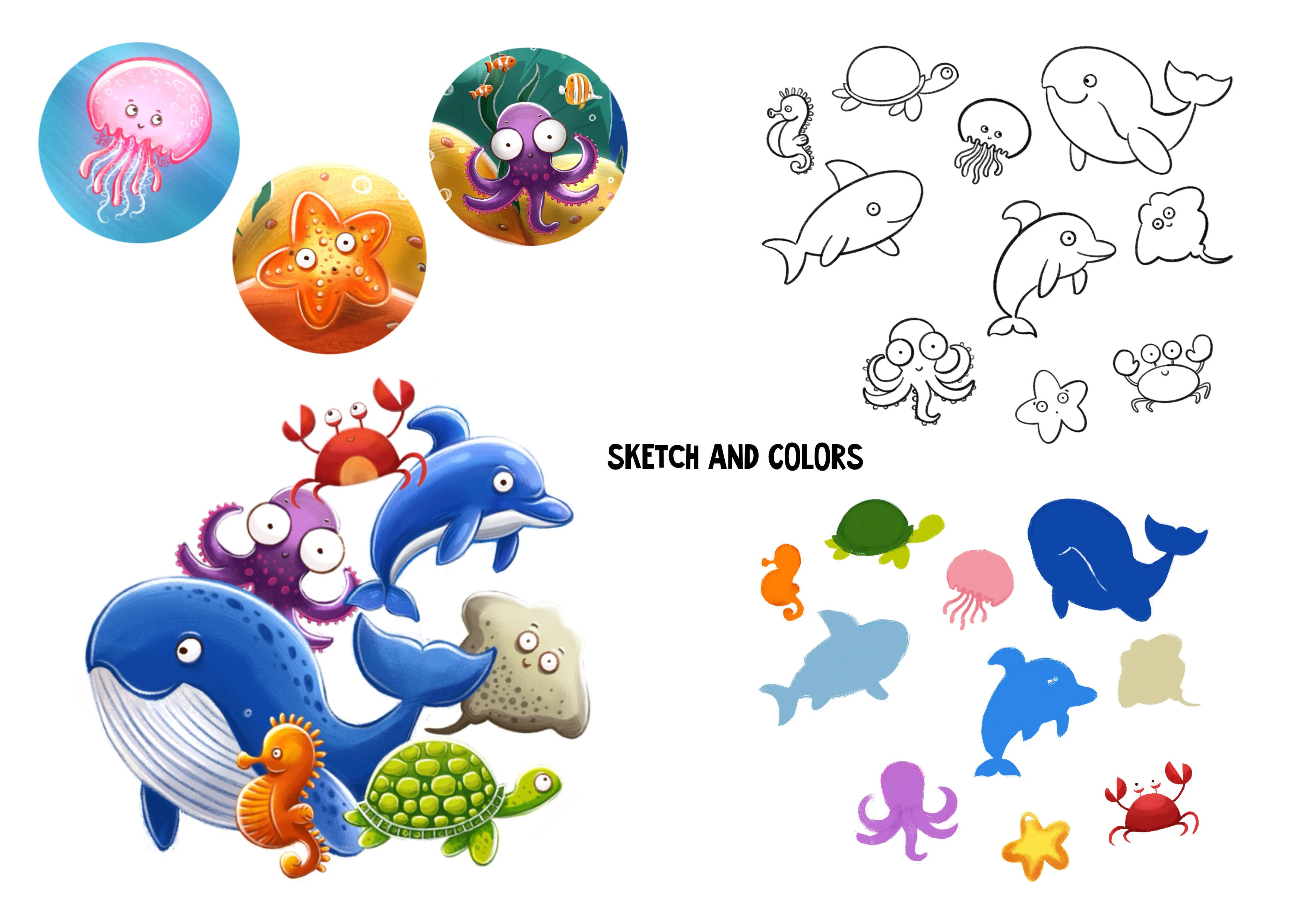 Детская книга «Найди и покажи» животные — Изображение №7 — Иллюстрация, Графика на Dprofile