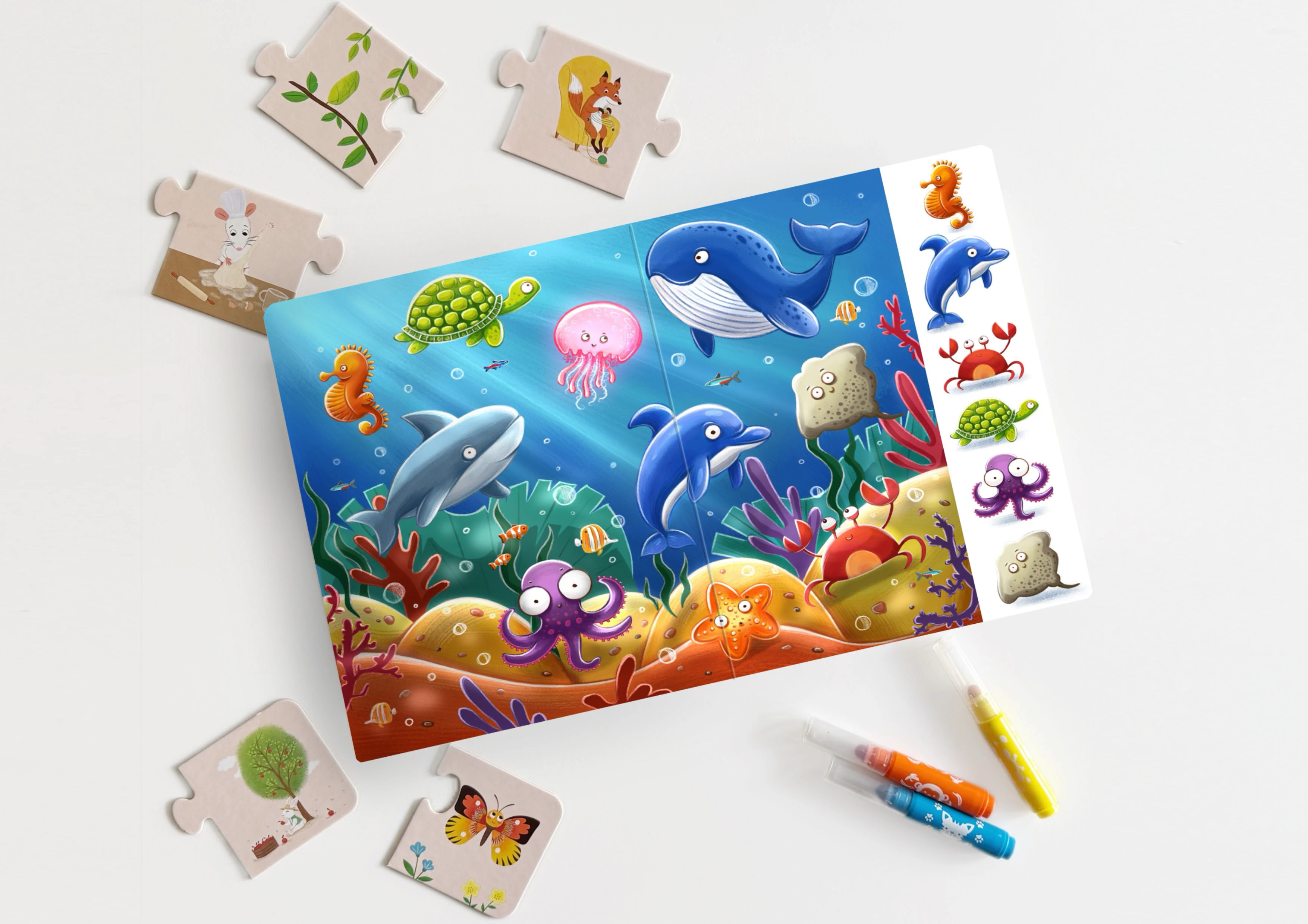 Детская книга «Найди и покажи» животные — Изображение №6 — Иллюстрация, Графика на Dprofile