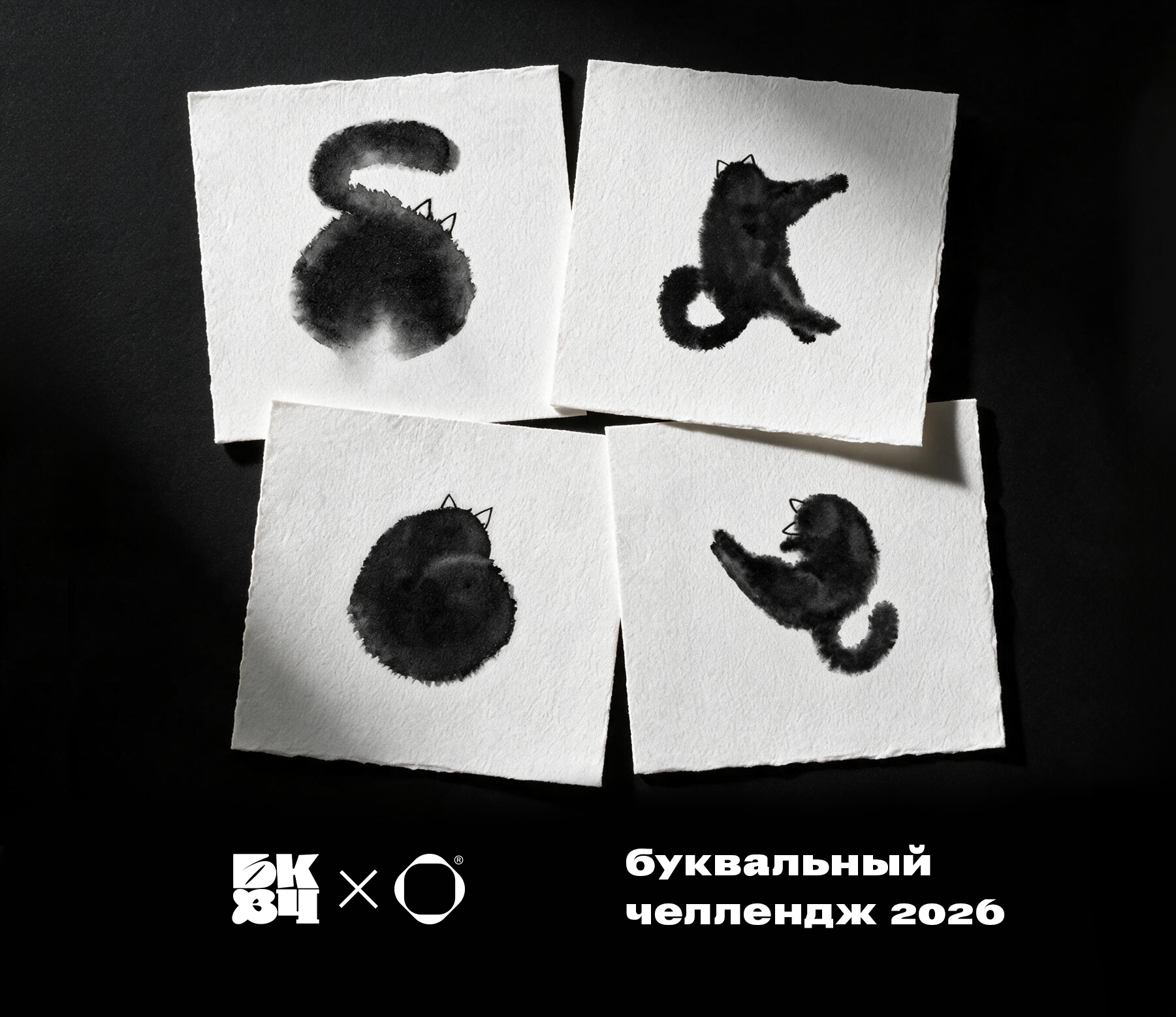 Кошки-буквы | БКВЧ 2026 — Изображение №1 — Иллюстрация, Графика на Dprofile