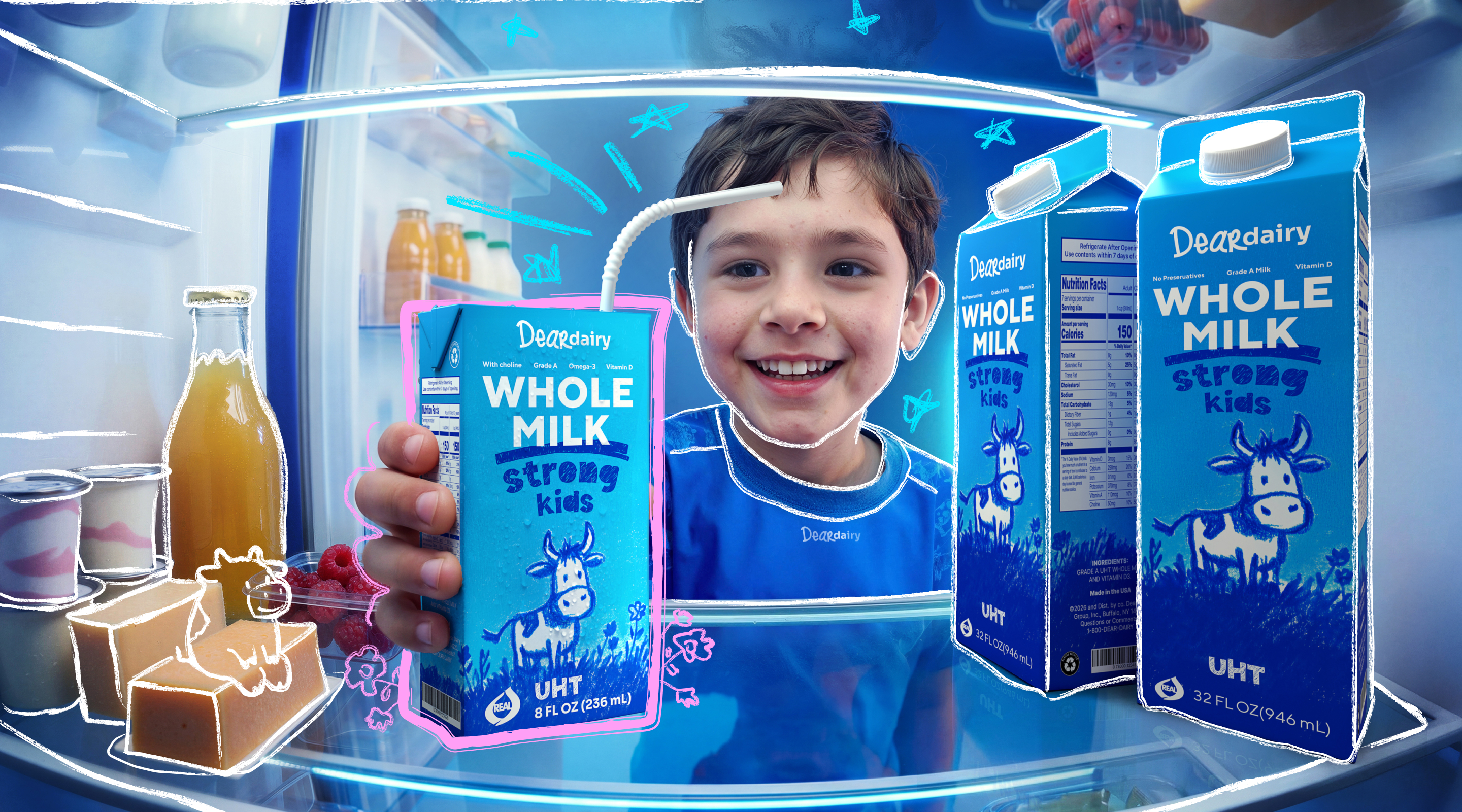 DearDairy — Айдентика и SMM для молочного бренда — Изображение №12 — Брендинг, Промдизайн на Dprofile