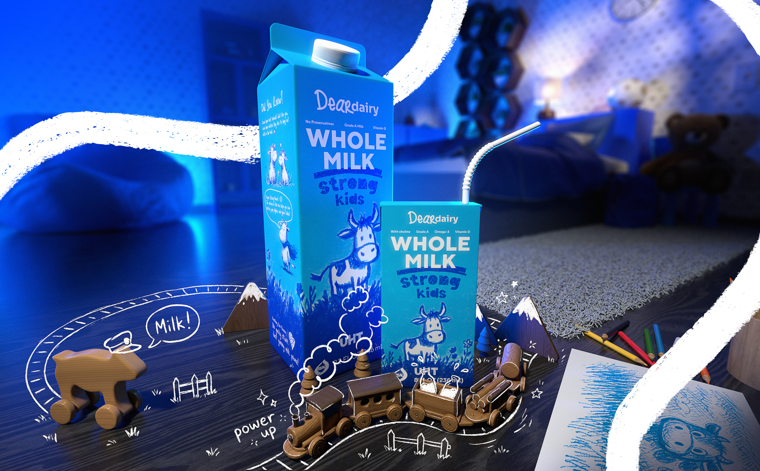 DearDairy — Айдентика и SMM для молочного бренда — Изображение №13 — Брендинг, Промдизайн на Dprofile