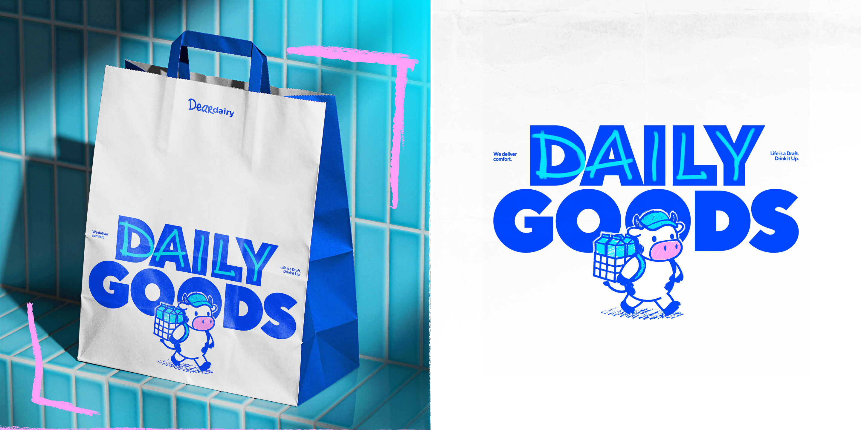 DearDairy — Айдентика и SMM для молочного бренда — Изображение №18 — Брендинг, Промдизайн на Dprofile