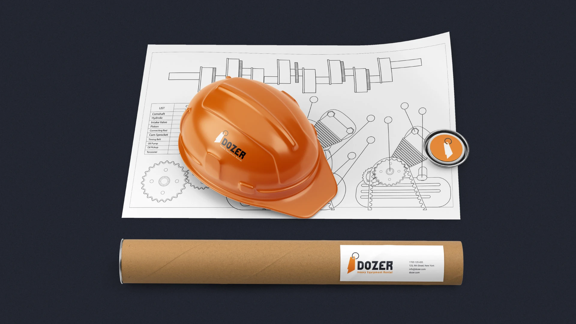 Dozer | Логотип: аренда строительной спецтехники — Изображение №9 — Брендинг на Dprofile