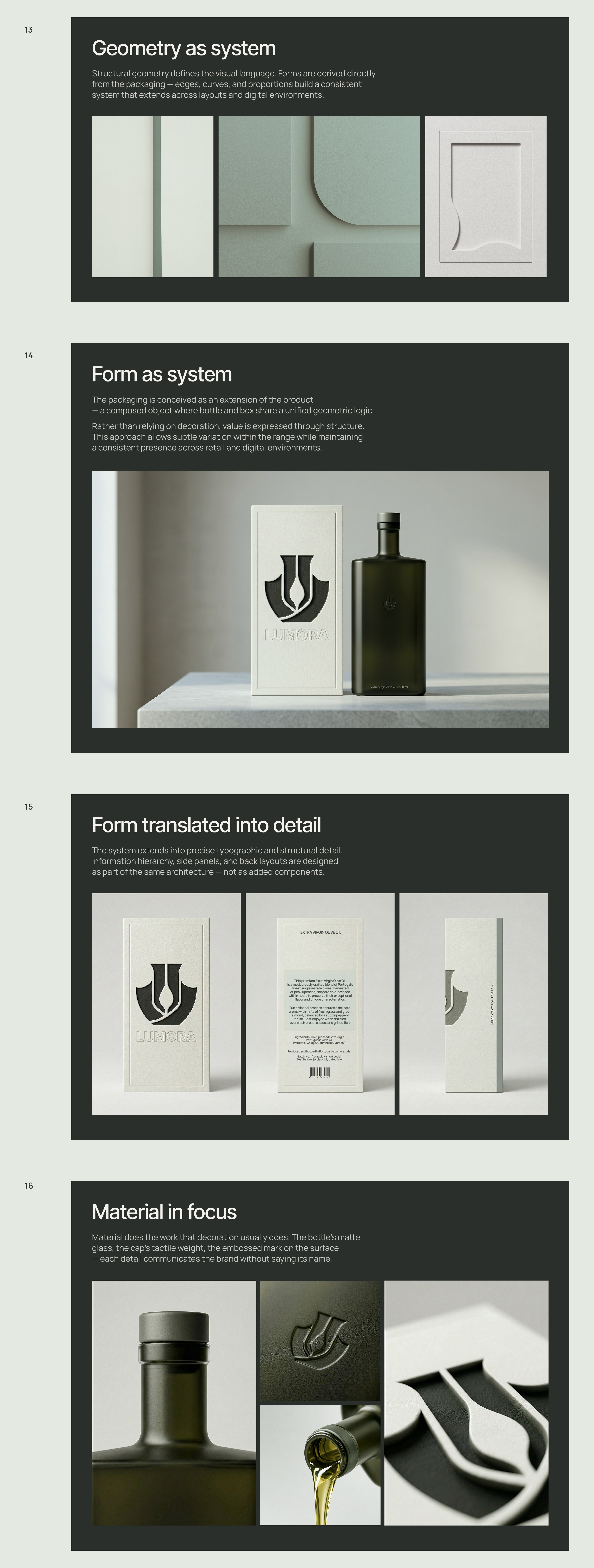 LUMORA | Brand Identity & Packaging Architecture — Изображение №4 — Брендинг, Нейро на Dprofile