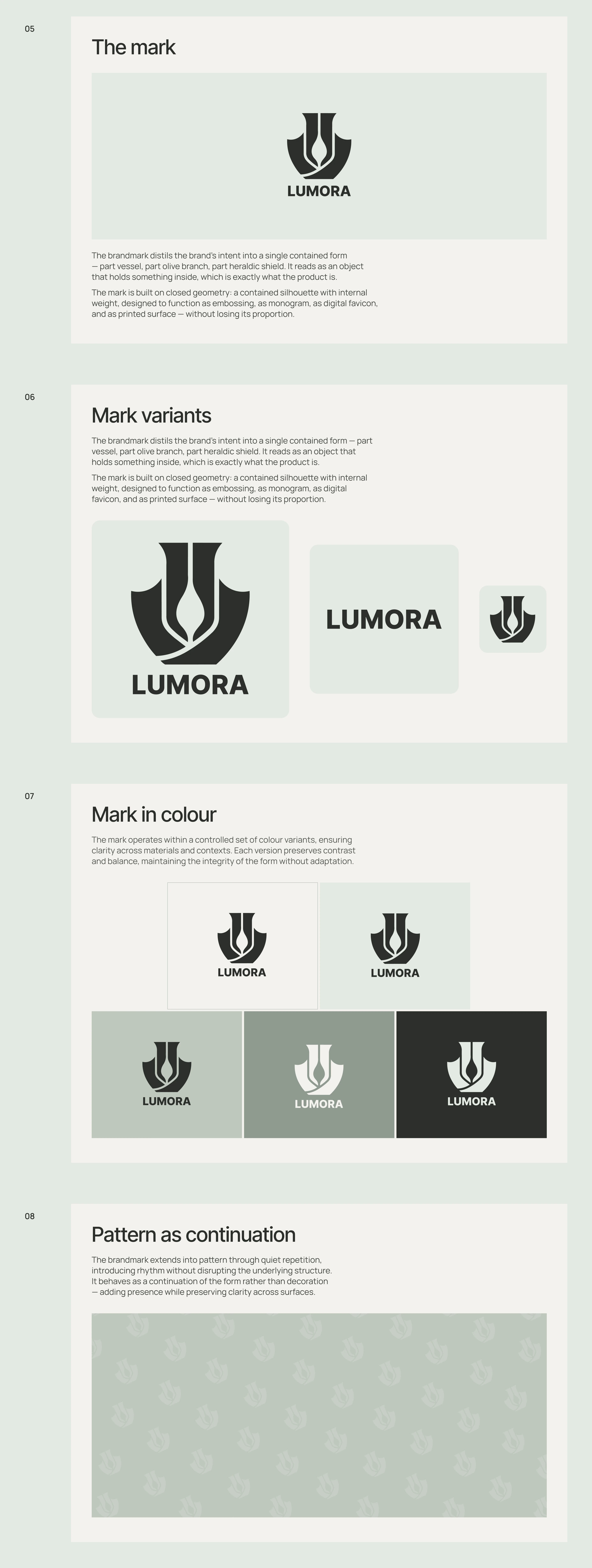 LUMORA | Brand Identity & Packaging Architecture — Изображение №2 — Брендинг, Нейро на Dprofile