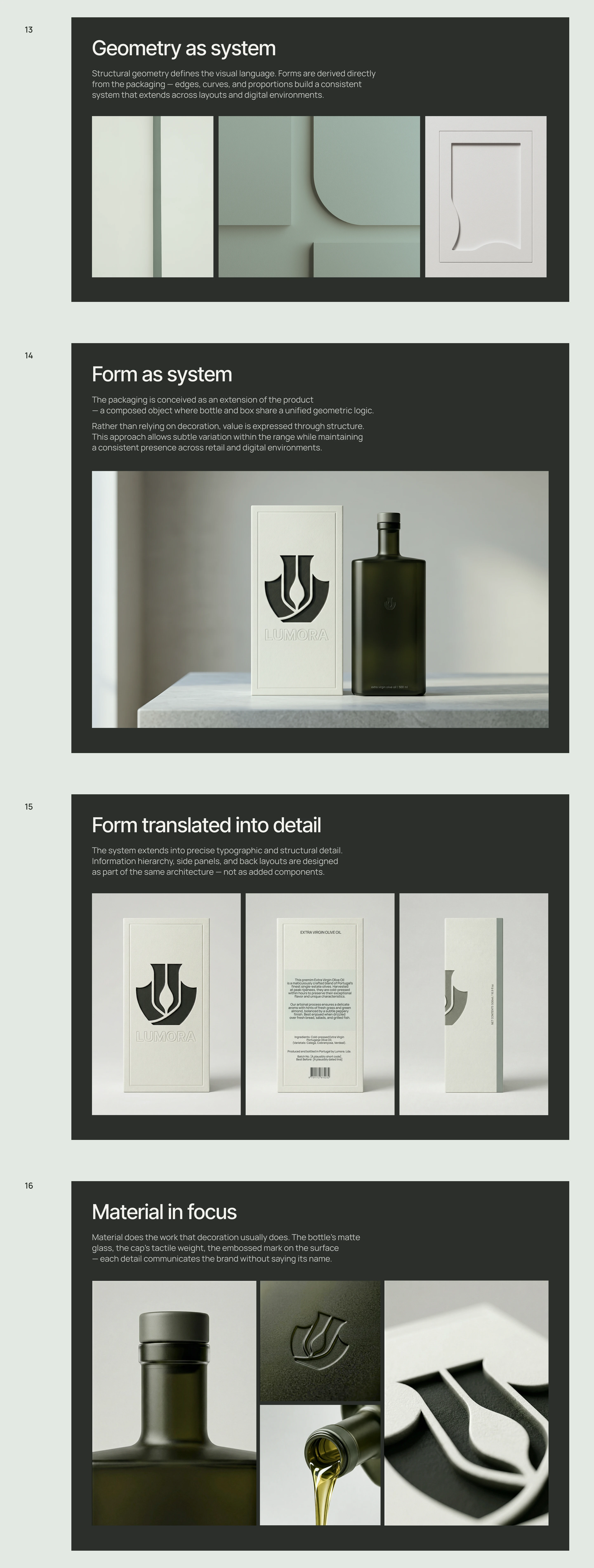 LUMORA | Brand Identity & Packaging Architecture — Изображение №4 — Брендинг, Нейро на Dprofile