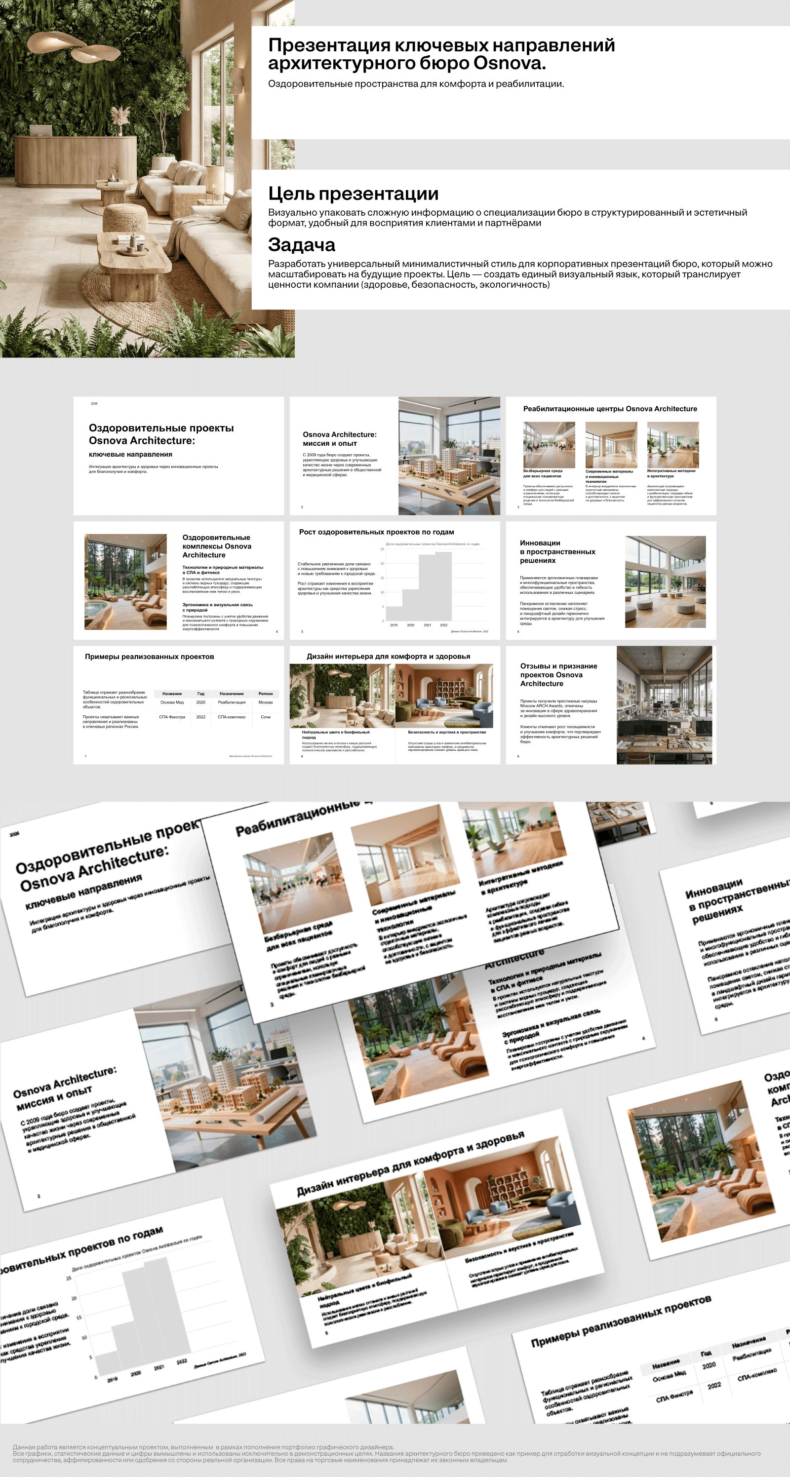 Визуальная концепция презентации для Osnova Architecture — Изображение №1 — Графика на Dprofile