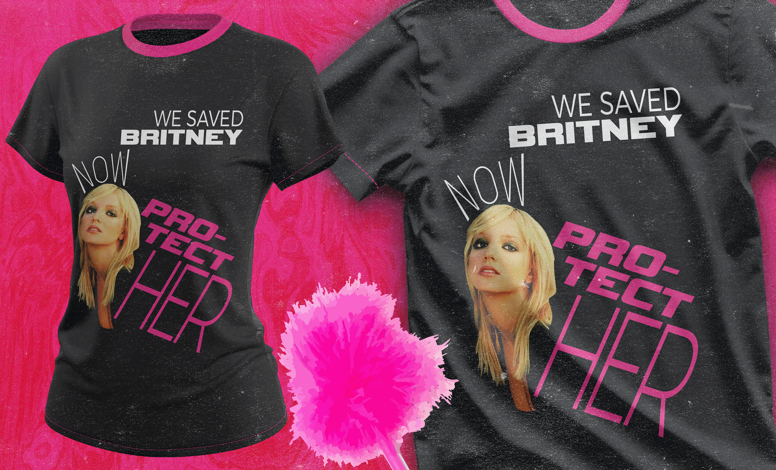Britney Spears x rita3a collab t-shirt — Изображение №1 — Брендинг, Графика на Dprofile