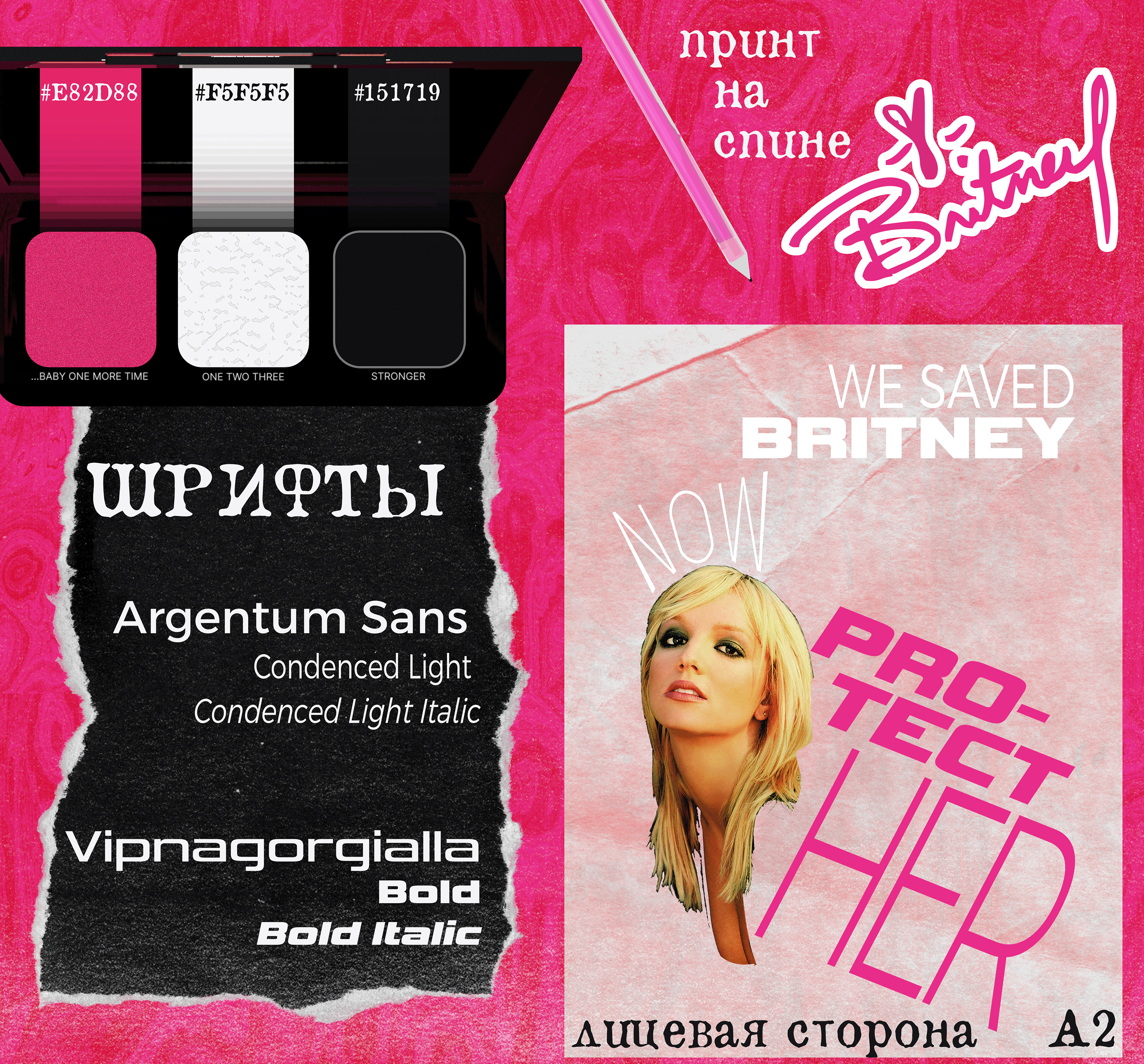Britney Spears x rita3a collab t-shirt — Изображение №2 — Брендинг, Графика на Dprofile