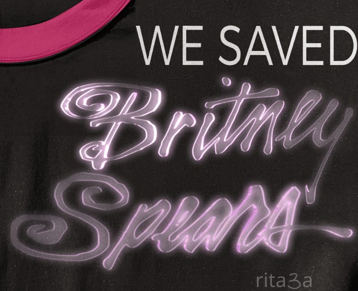 Britney Spears x rita3a collab t-shirt на Dprofile