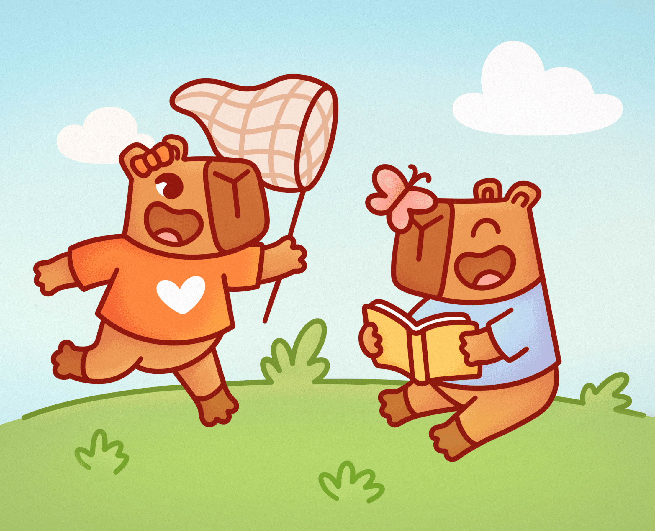 Cappy Club — айдентика для детского центра развития — Брендинг, Иллюстрация на Dprofile