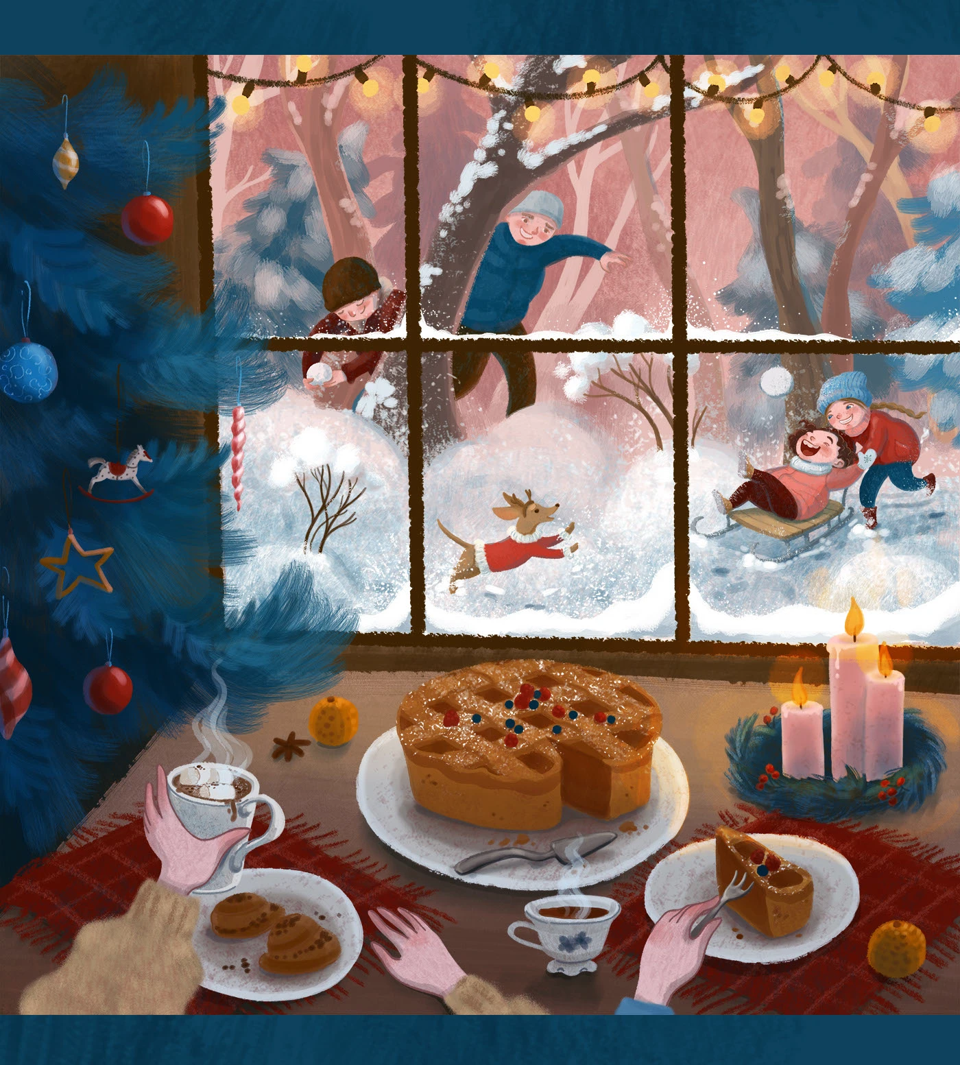 Серия новогодних иллюстраций — Изображение №3 — Иллюстрация на Dprofile