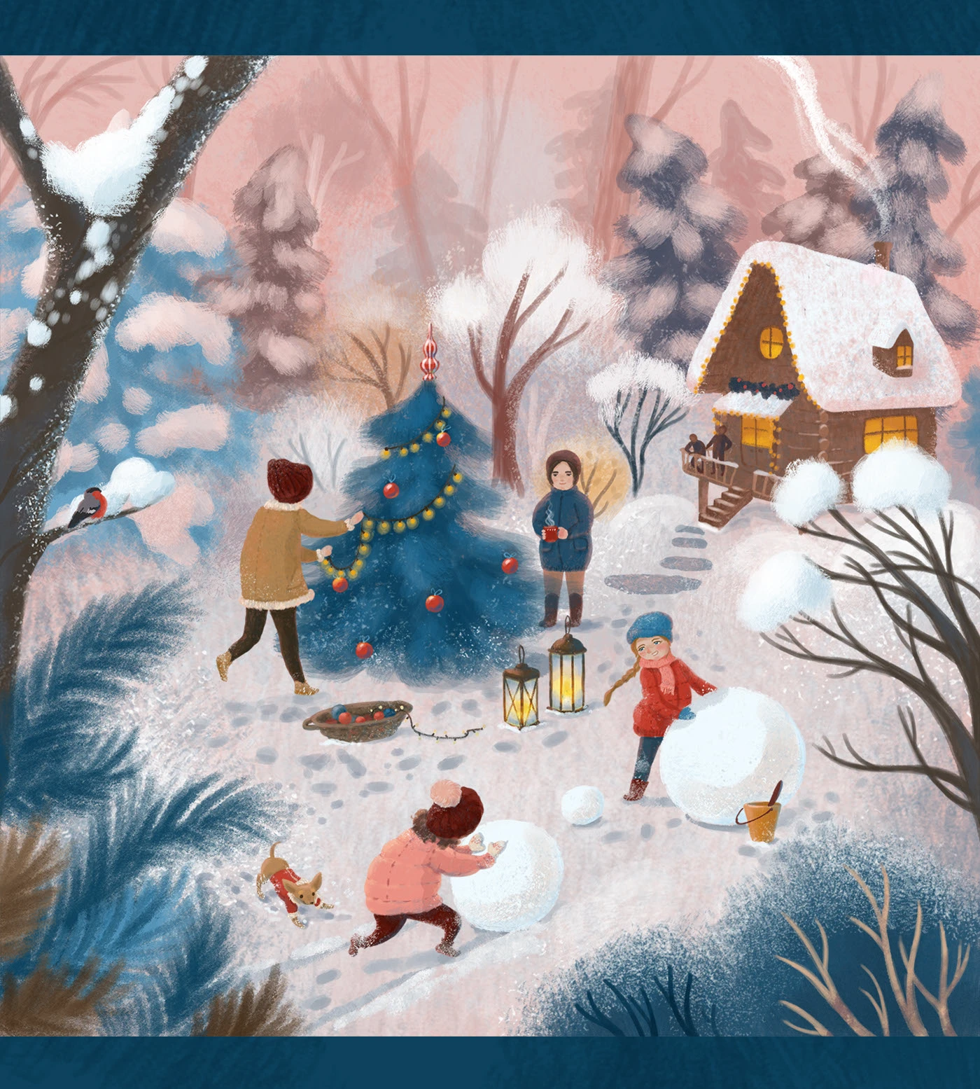 Серия новогодних иллюстраций — Изображение №2 — Иллюстрация на Dprofile