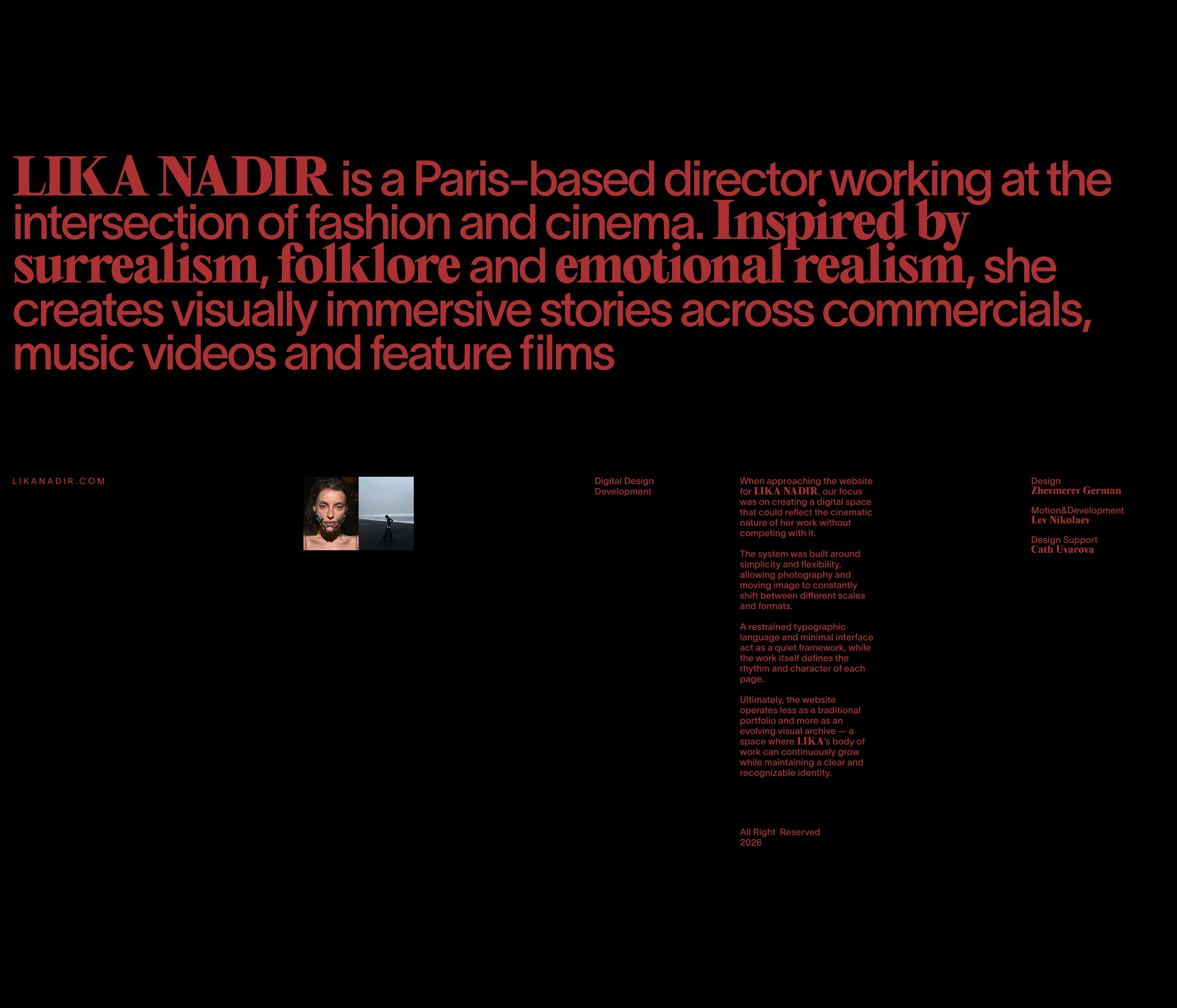 LIKA NADIR — Изображение №1 — Интерфейсы, Анимация на Dprofile
