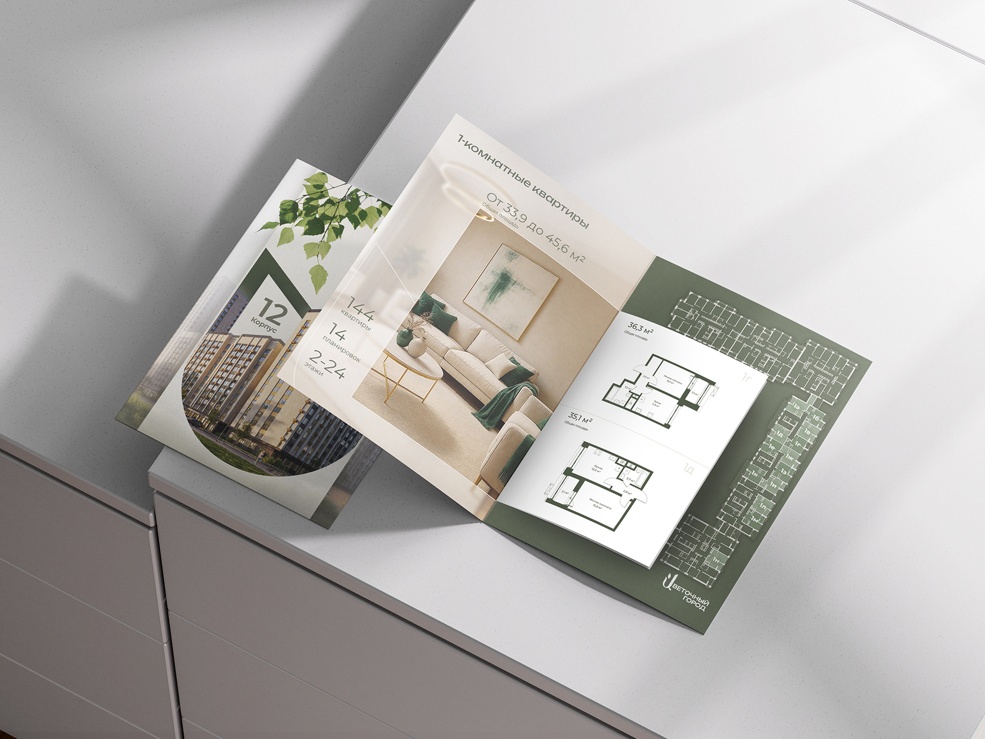 Дизайн поэтажных буклетов — Изображение №2 — Графика на Dprofile