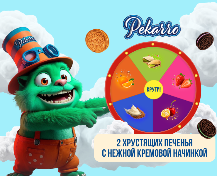 Pekarro — промо-лендинг для линейки печенья-сэндвичей — Интерфейсы, Анимация на Dprofile