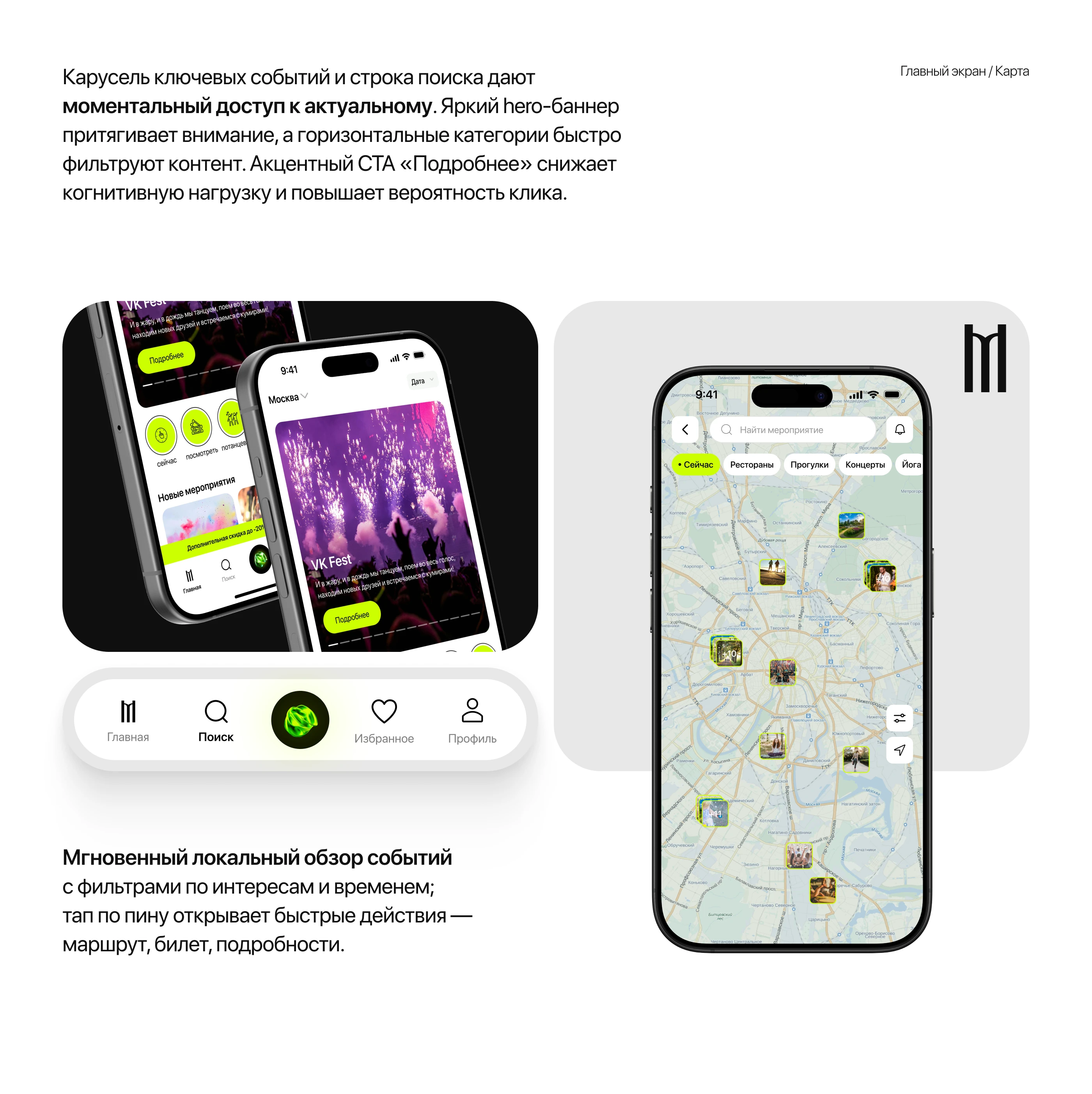 Mestno | Мобильное приложение — Изображение №7 — Интерфейсы на Dprofile