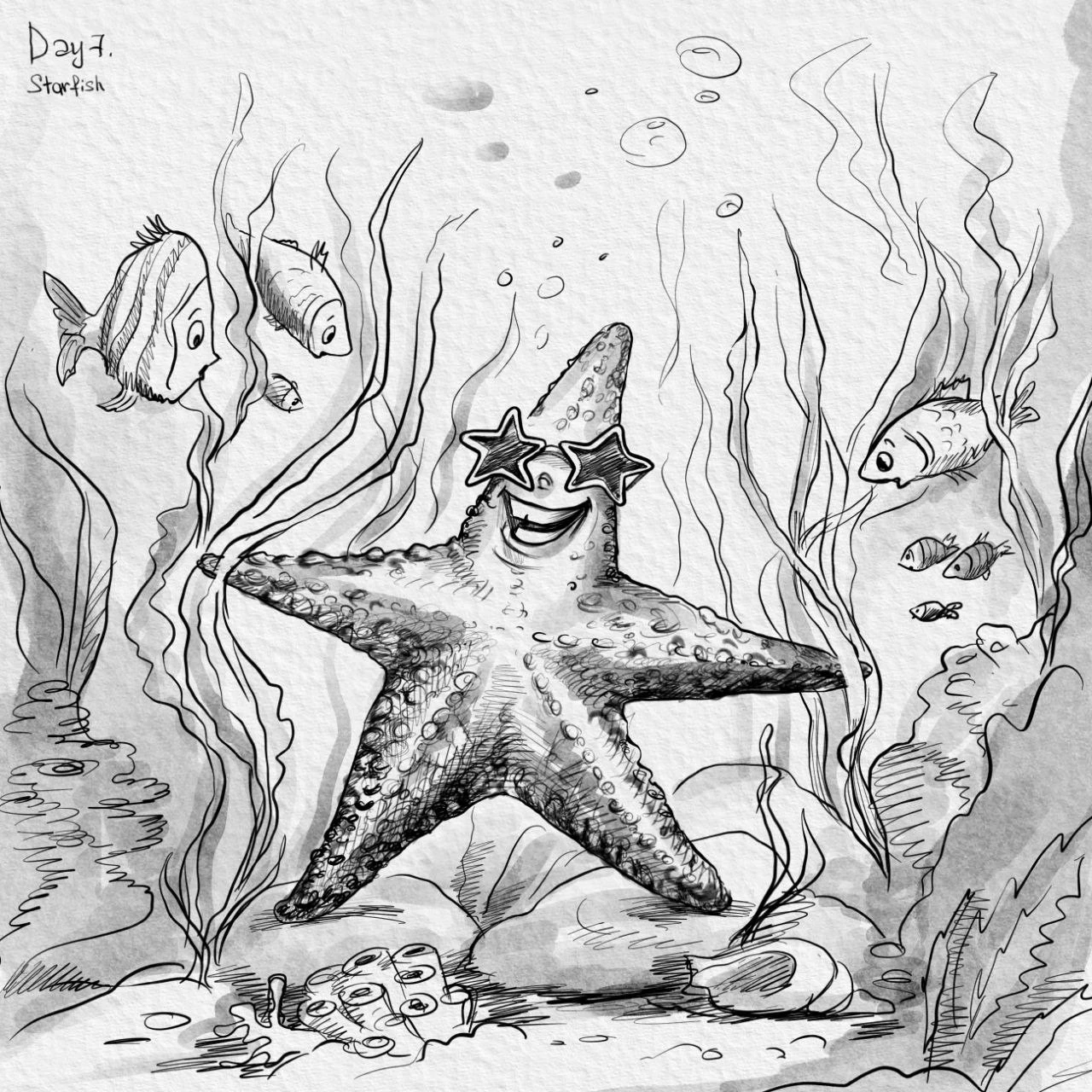 Inktober 2025 — Изображение №4 — Иллюстрация на Dprofile