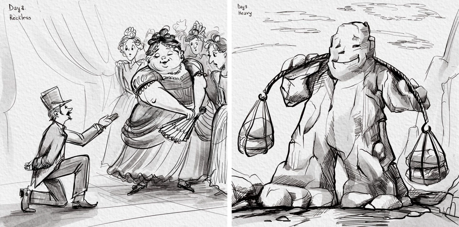 Inktober 2025 — Изображение №5 — Иллюстрация на Dprofile